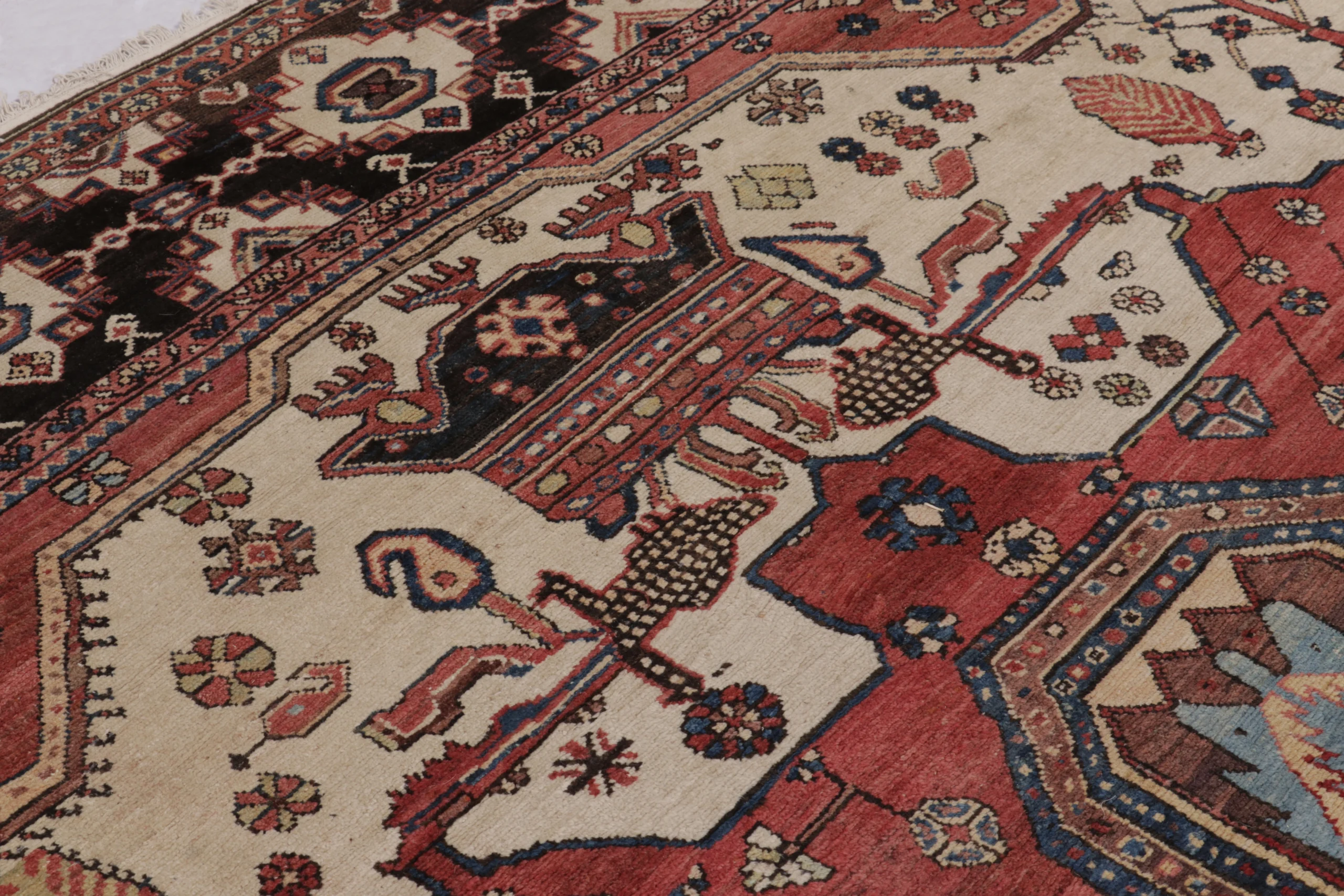 Oversized Antique Bakhtiari Rug