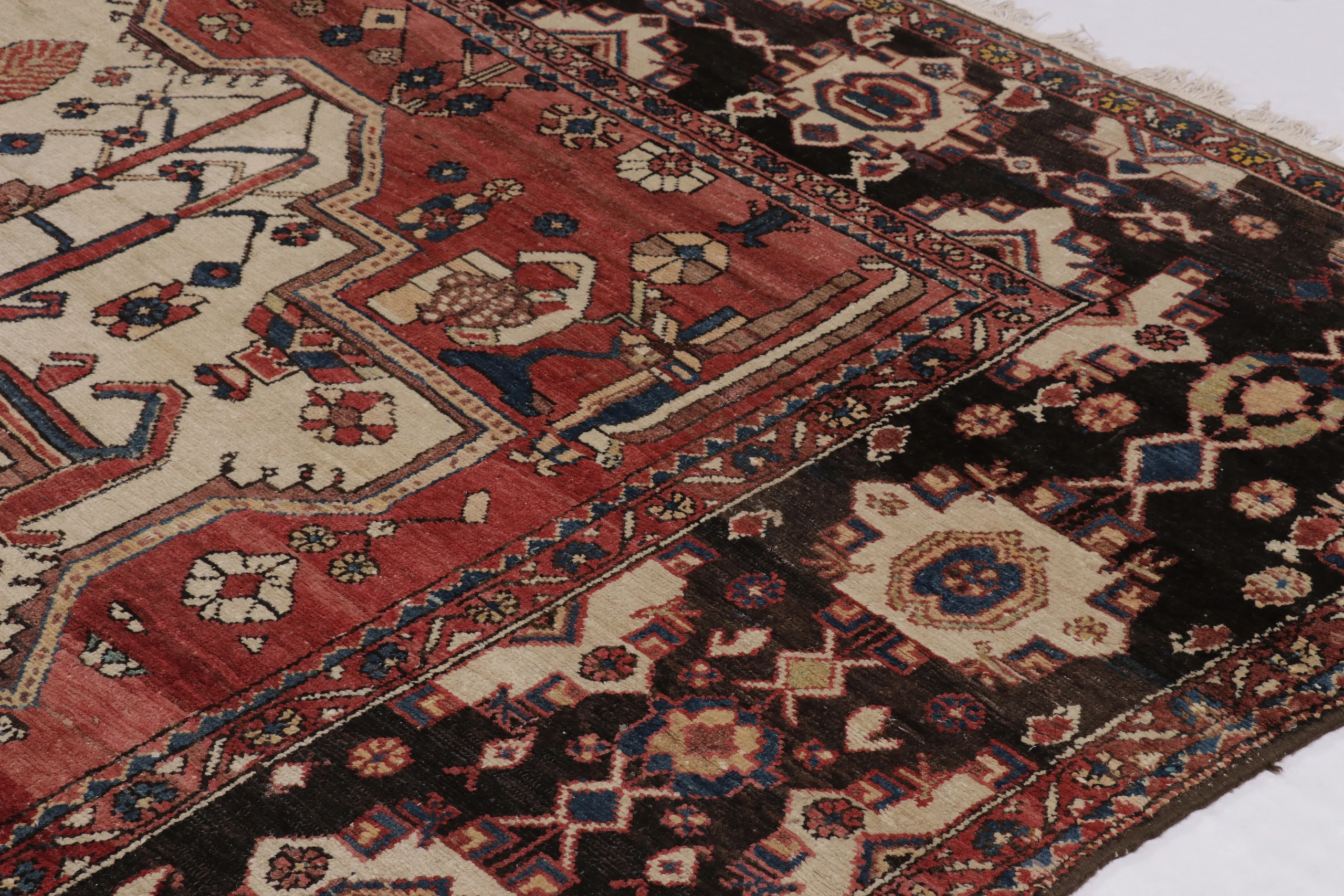 Oversized Antique Bakhtiari Rug