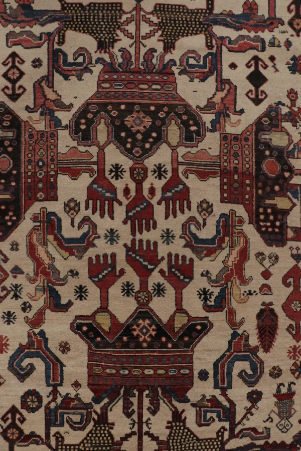 Oversized Antique Bakhtiari Rug