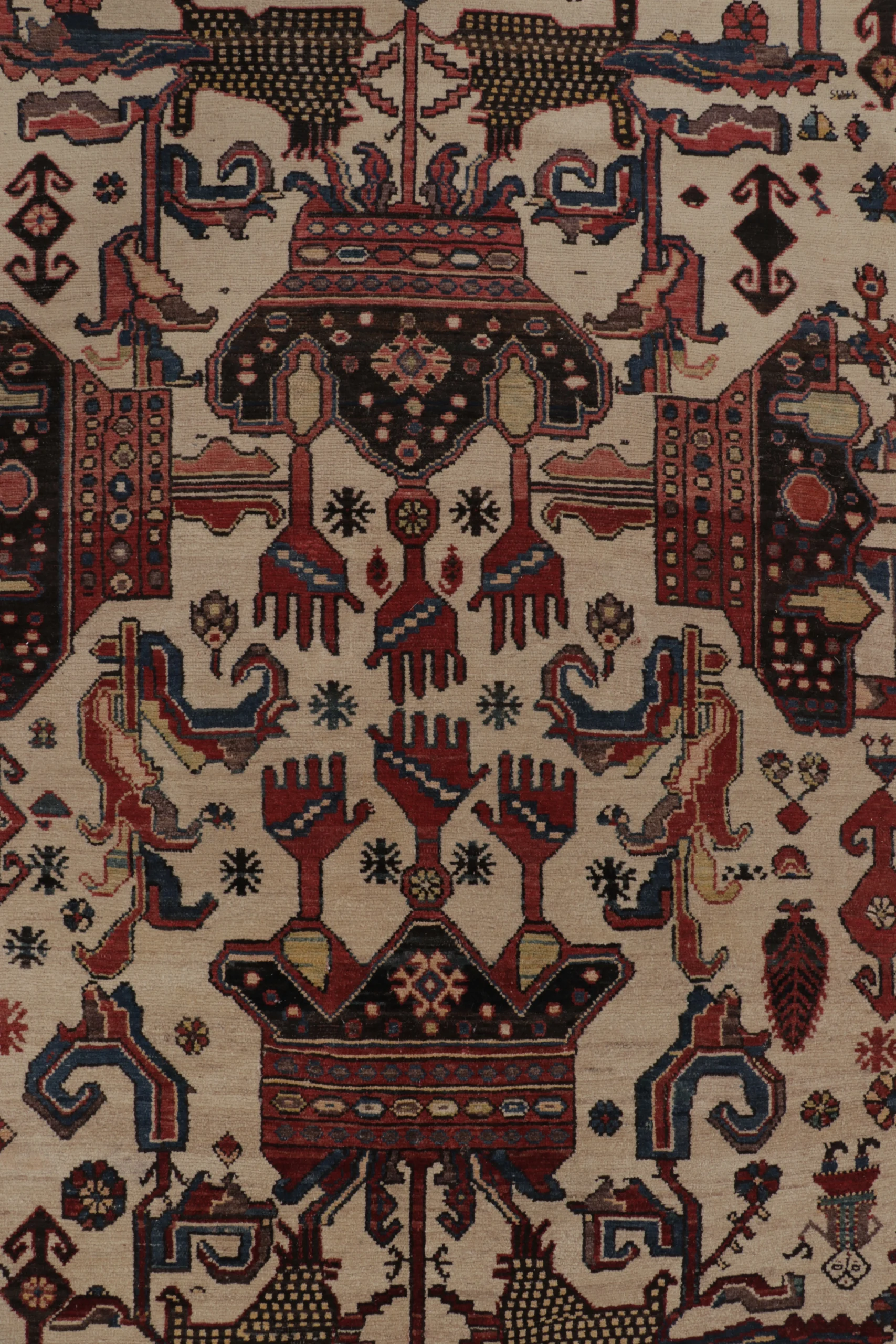 Oversized Antique Bakhtiari Rug