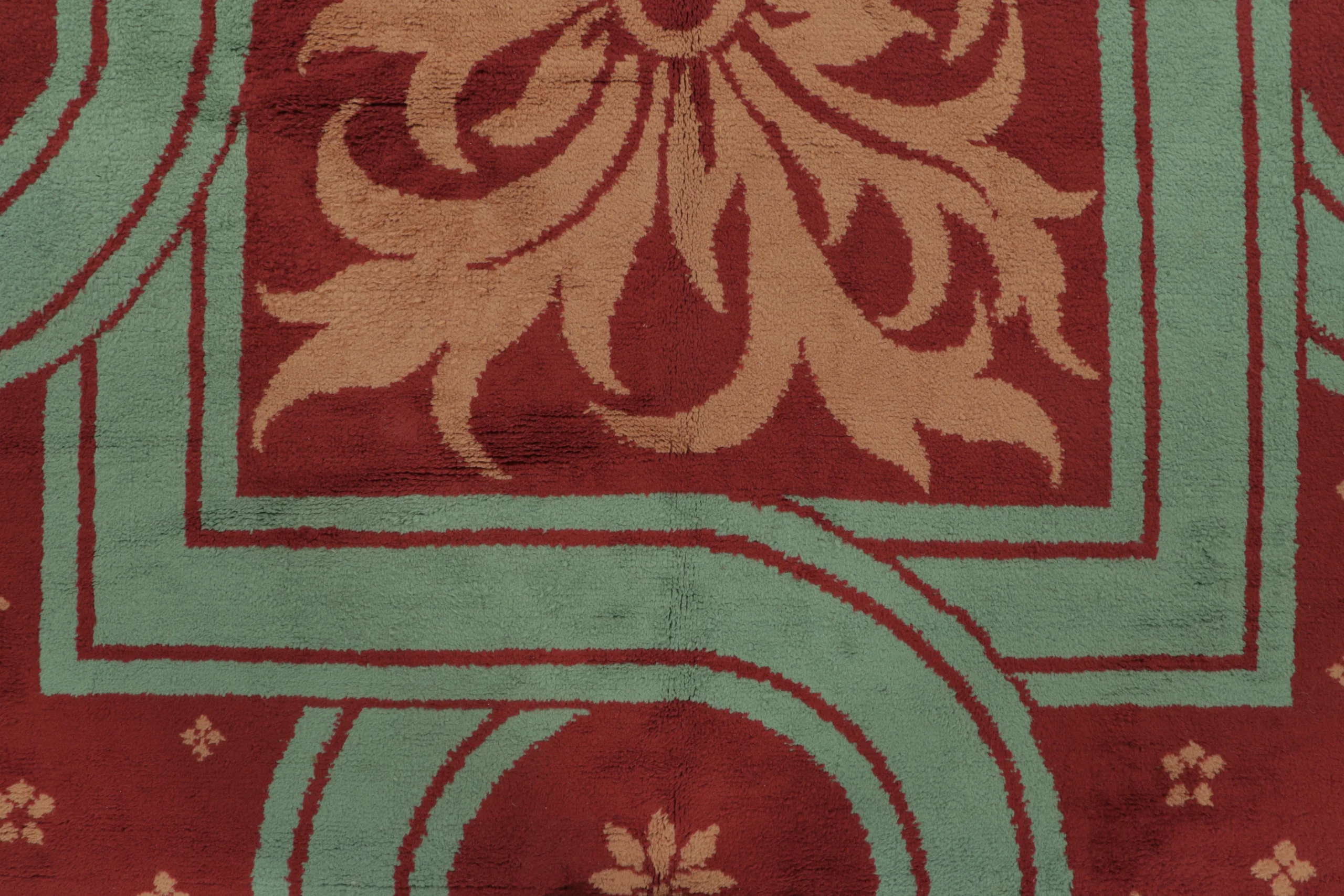 Antique French Deco Rug