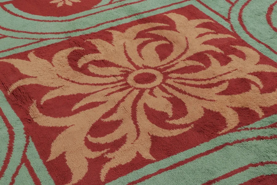 Antique French Deco Rug