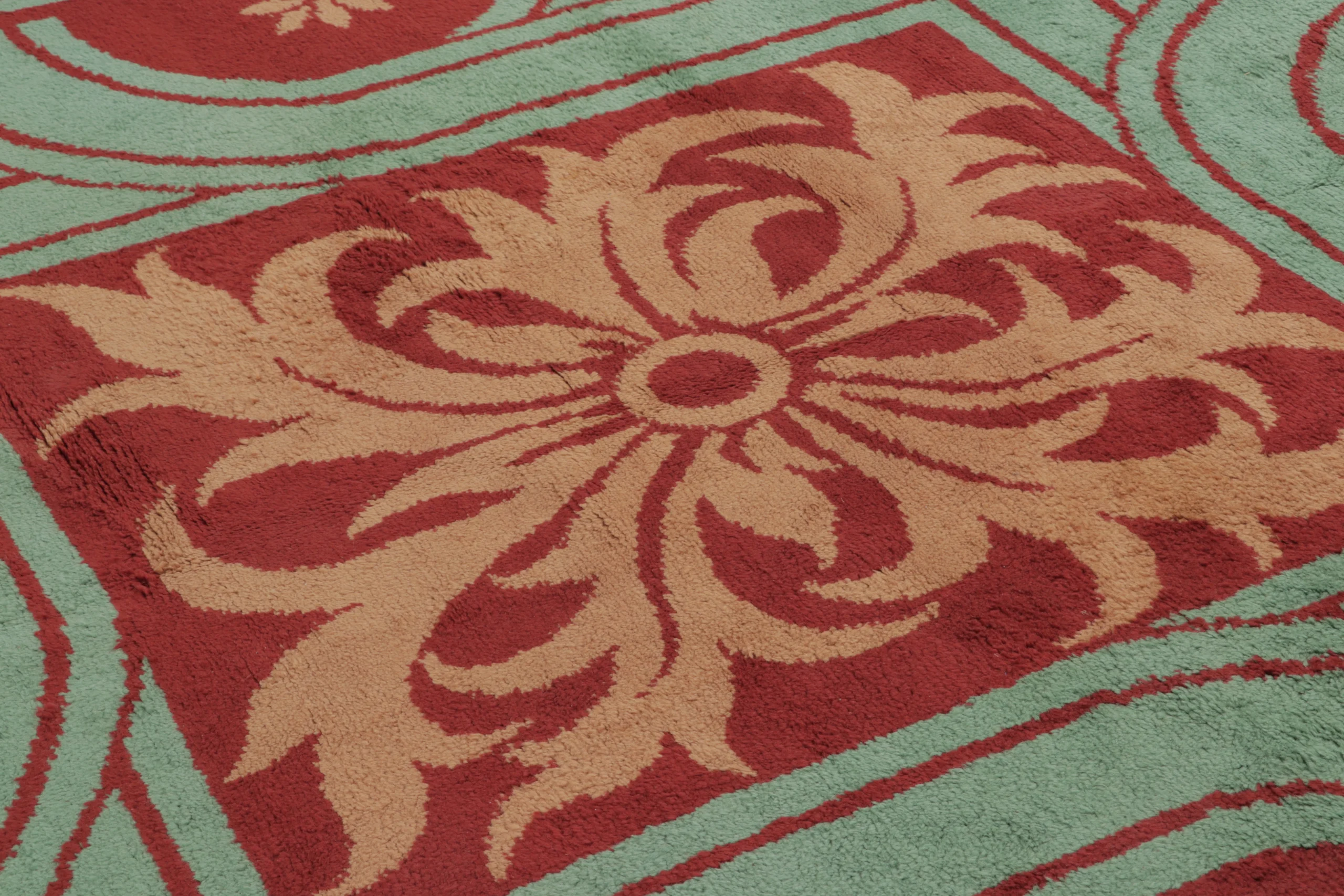 Antique French Deco Rug