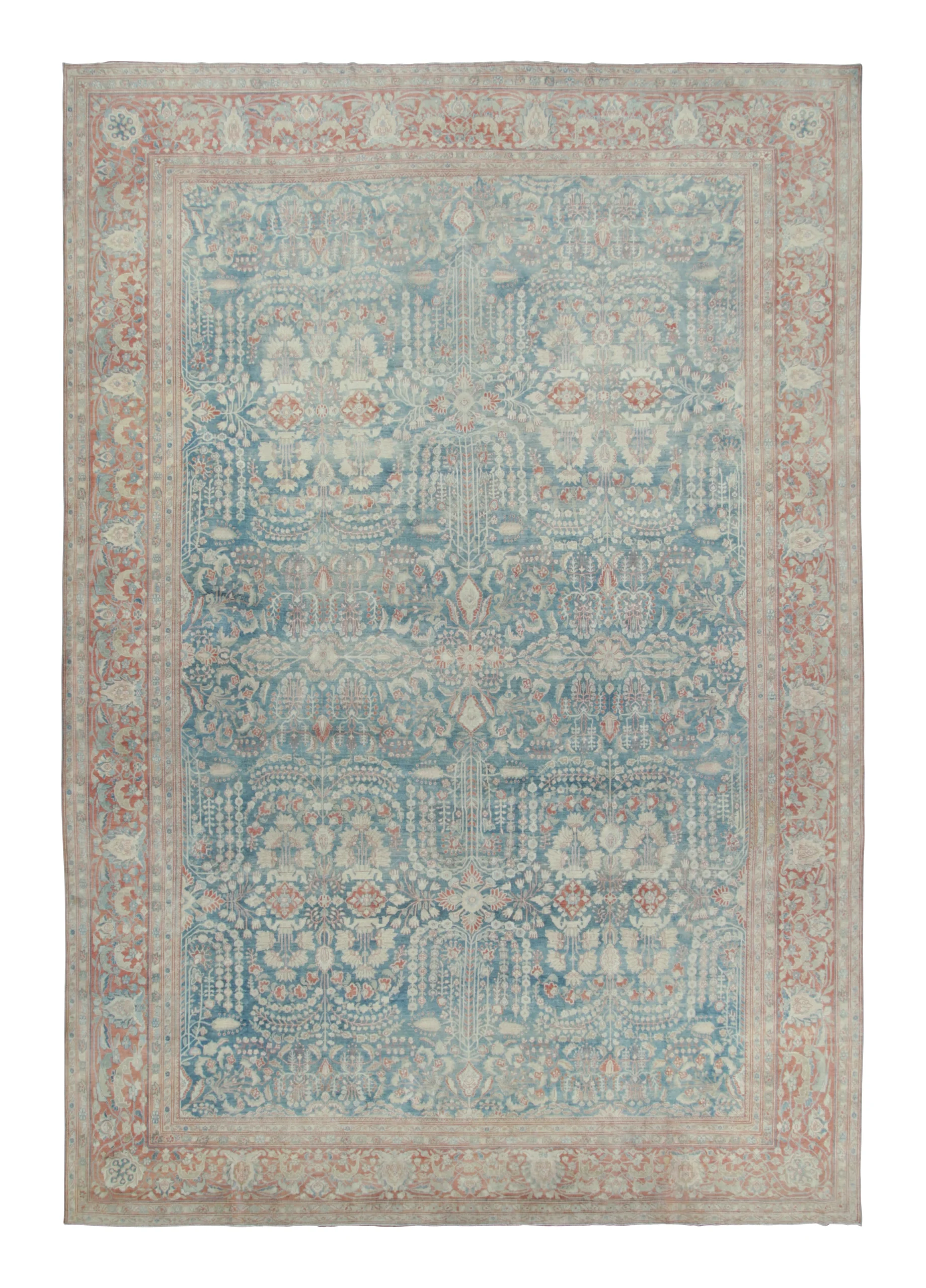 Oversized Antique Persian Sarouk Rug