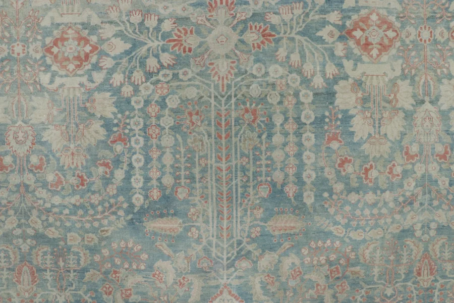Oversized Antique Persian Sarouk Rug