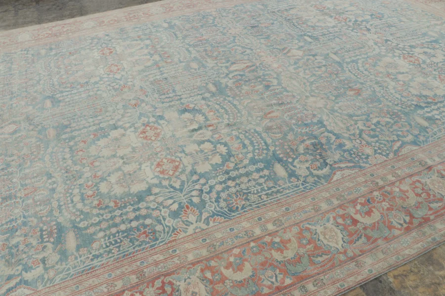 Oversized Antique Persian Sarouk Rug