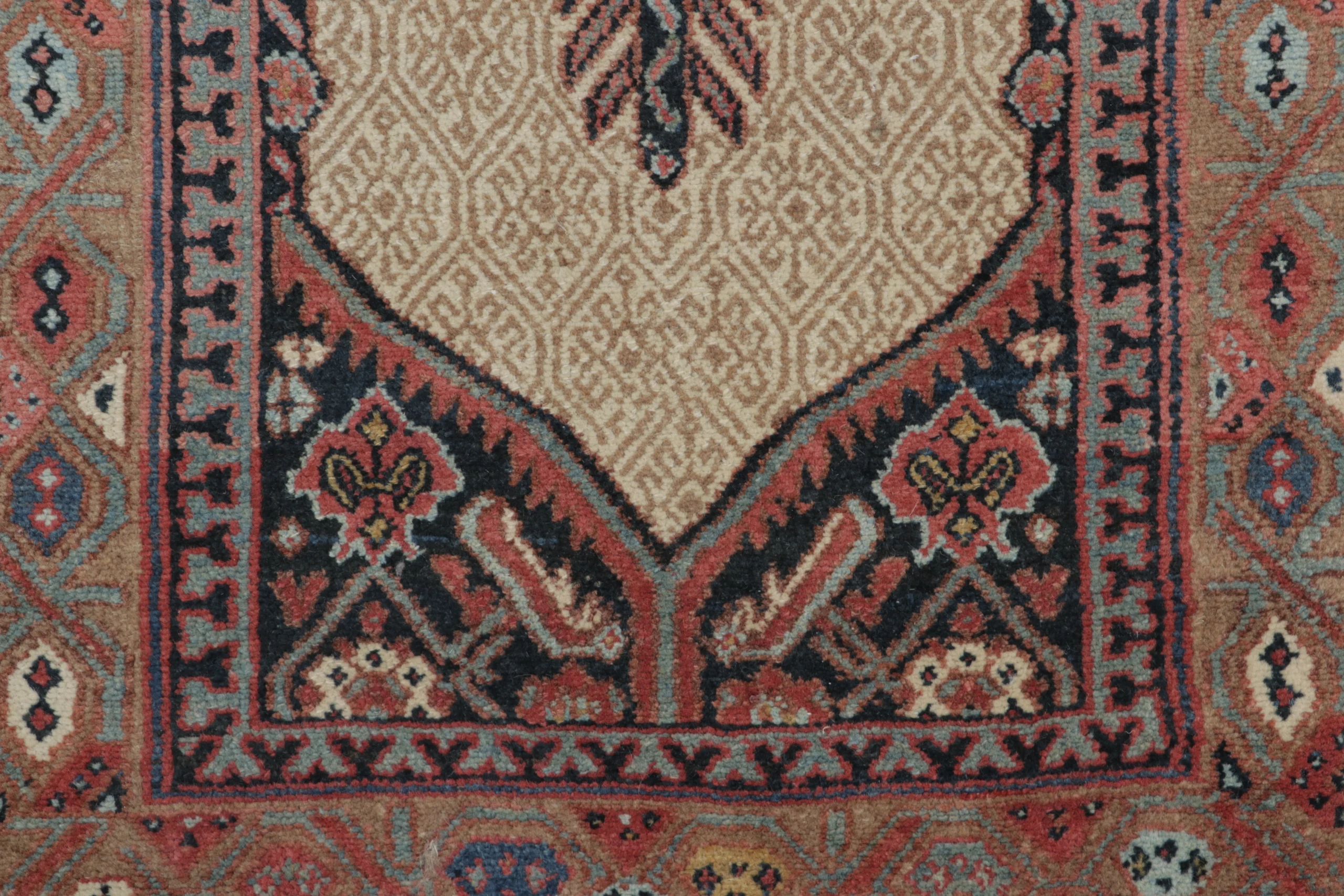 Antique Persian Serab Geometric Runner