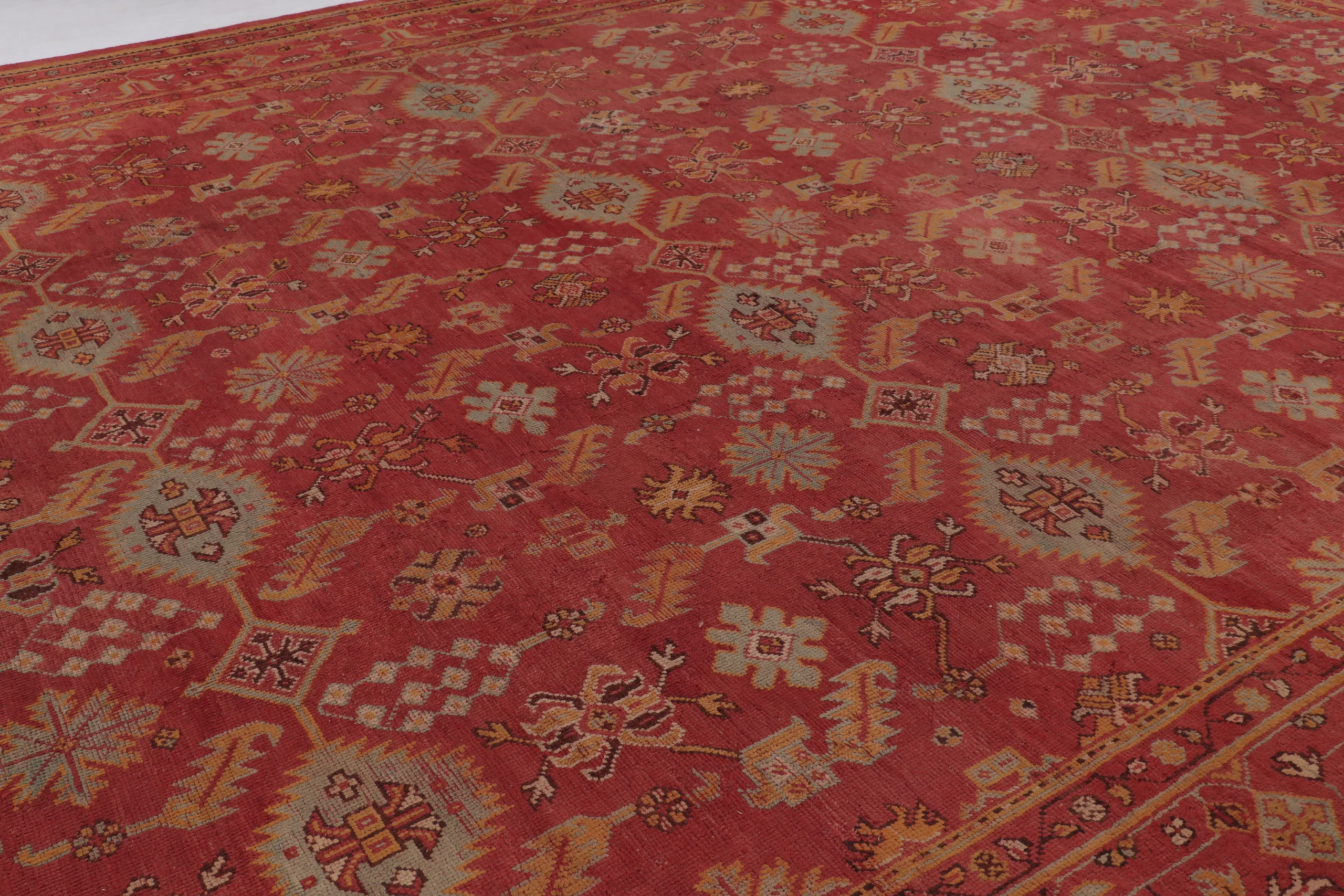 Antique Oversized Oushak Rug