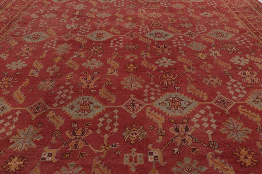 Antique Oversized Oushak Rug