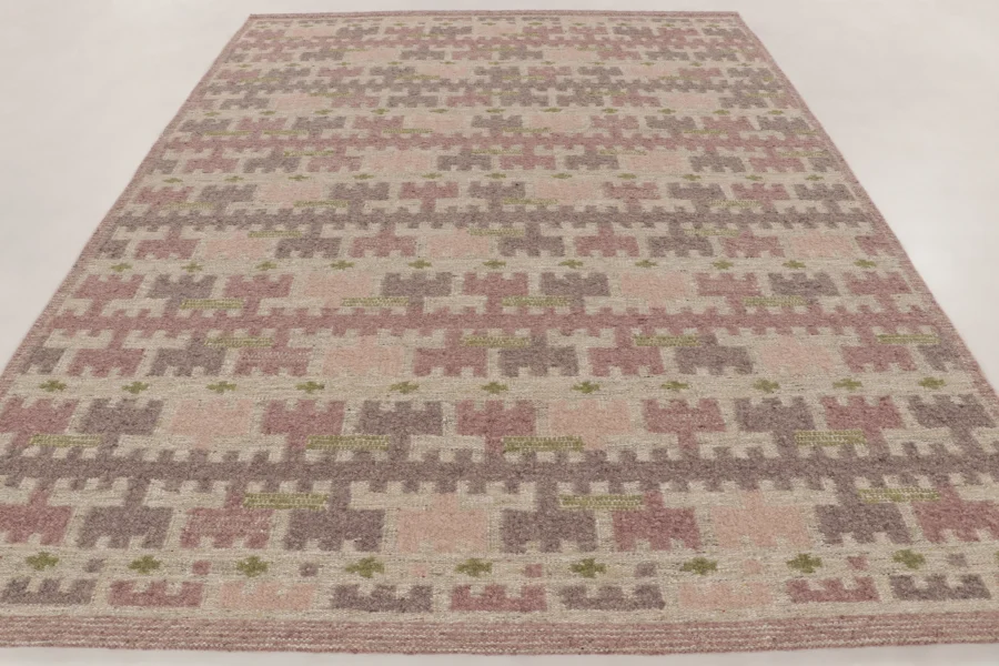 Contemporary Scandinavian Flatweave Rug