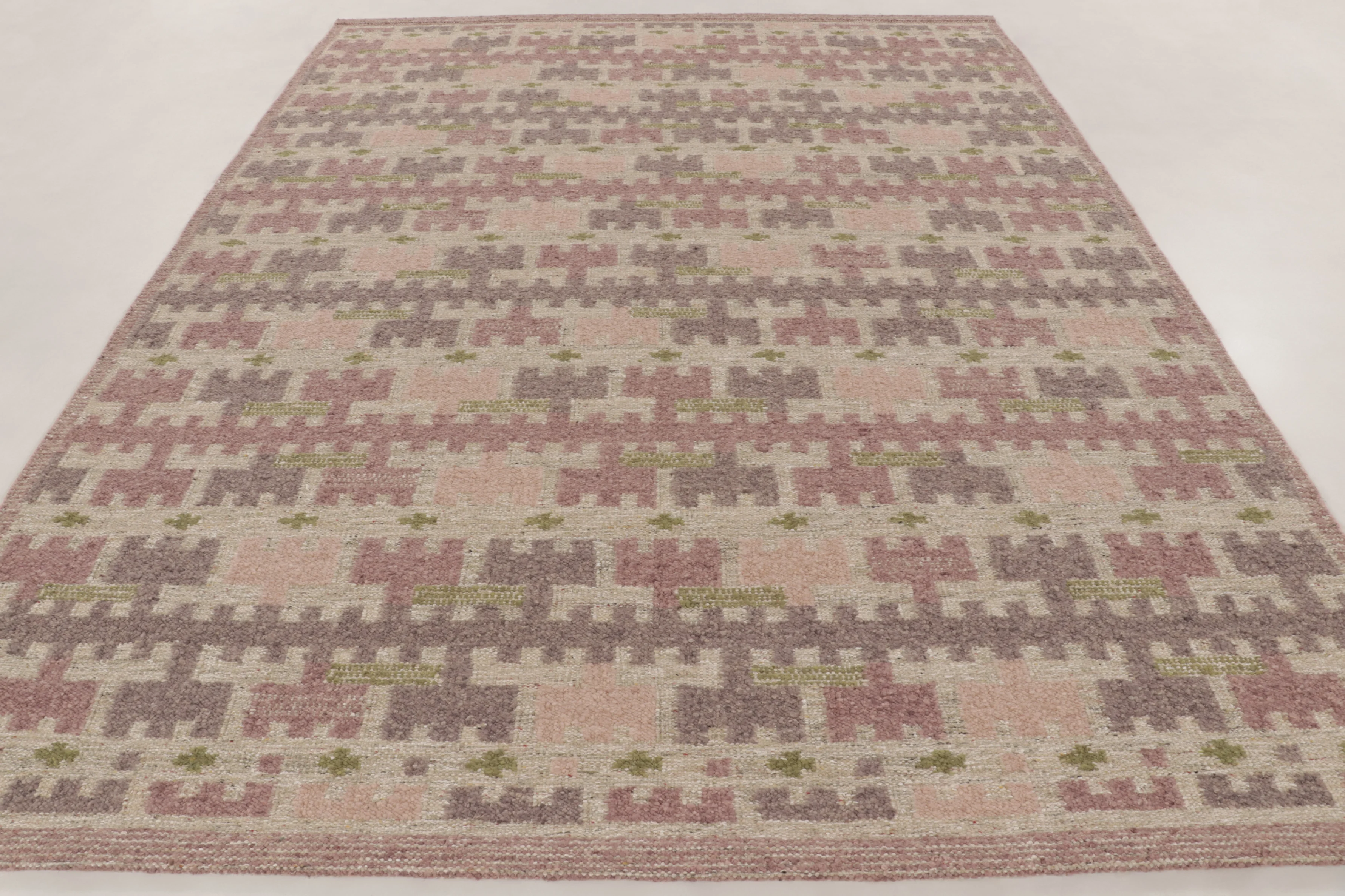 Contemporary Scandinavian Flatweave Rug