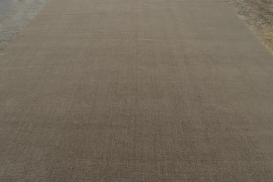 Hover image of Rug & Kilim’s Modern Textural Solid Rug in Brown Tones