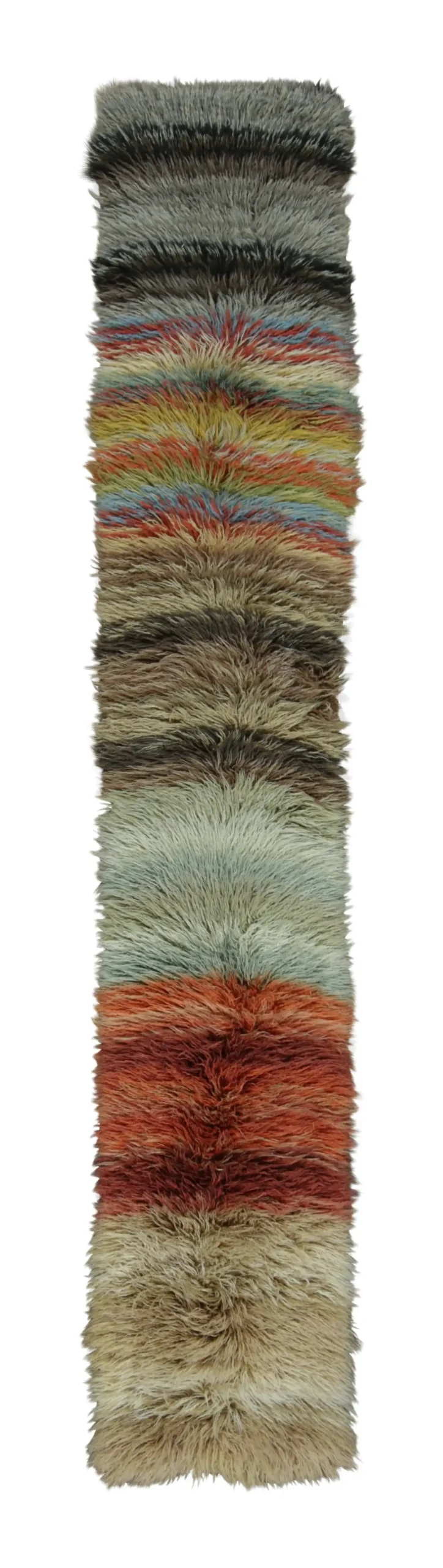 Modern Geometric Shag Runner