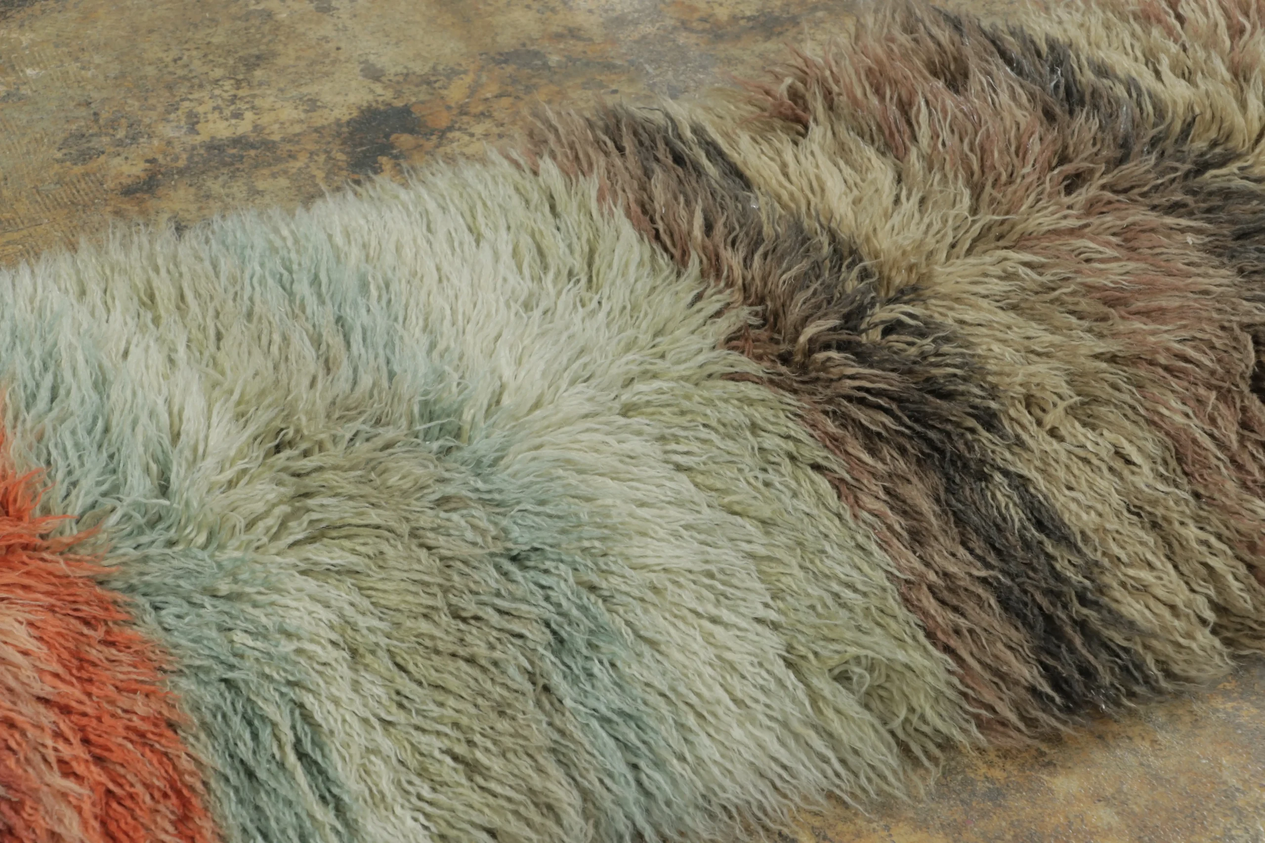 Modern Geometric Shag Runner
