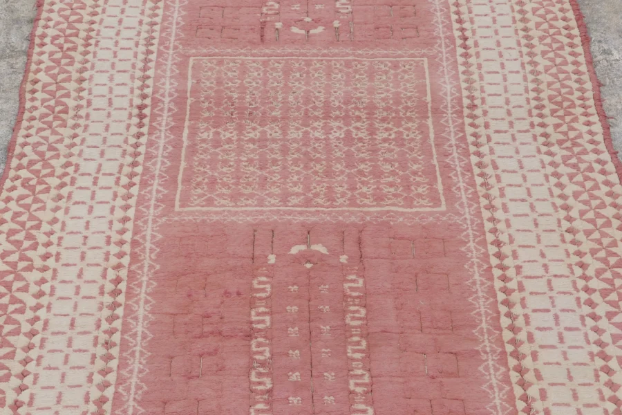 Antique Agra Geometric Rug