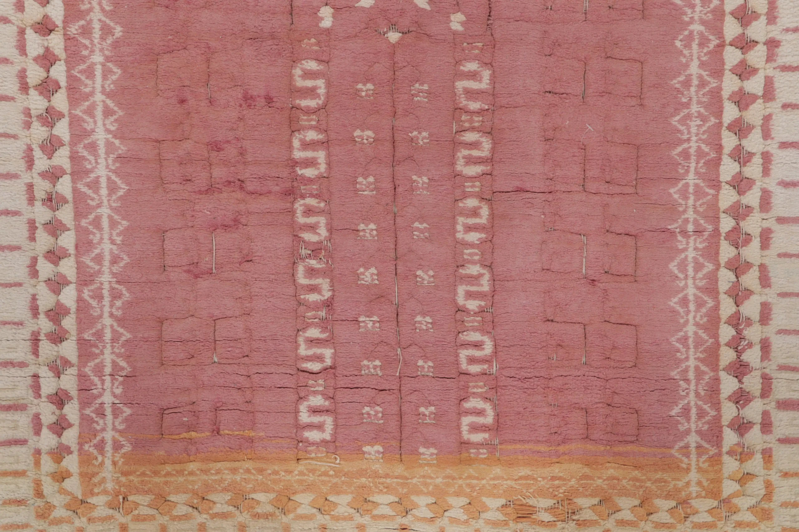 Antique Agra Geometric Rug