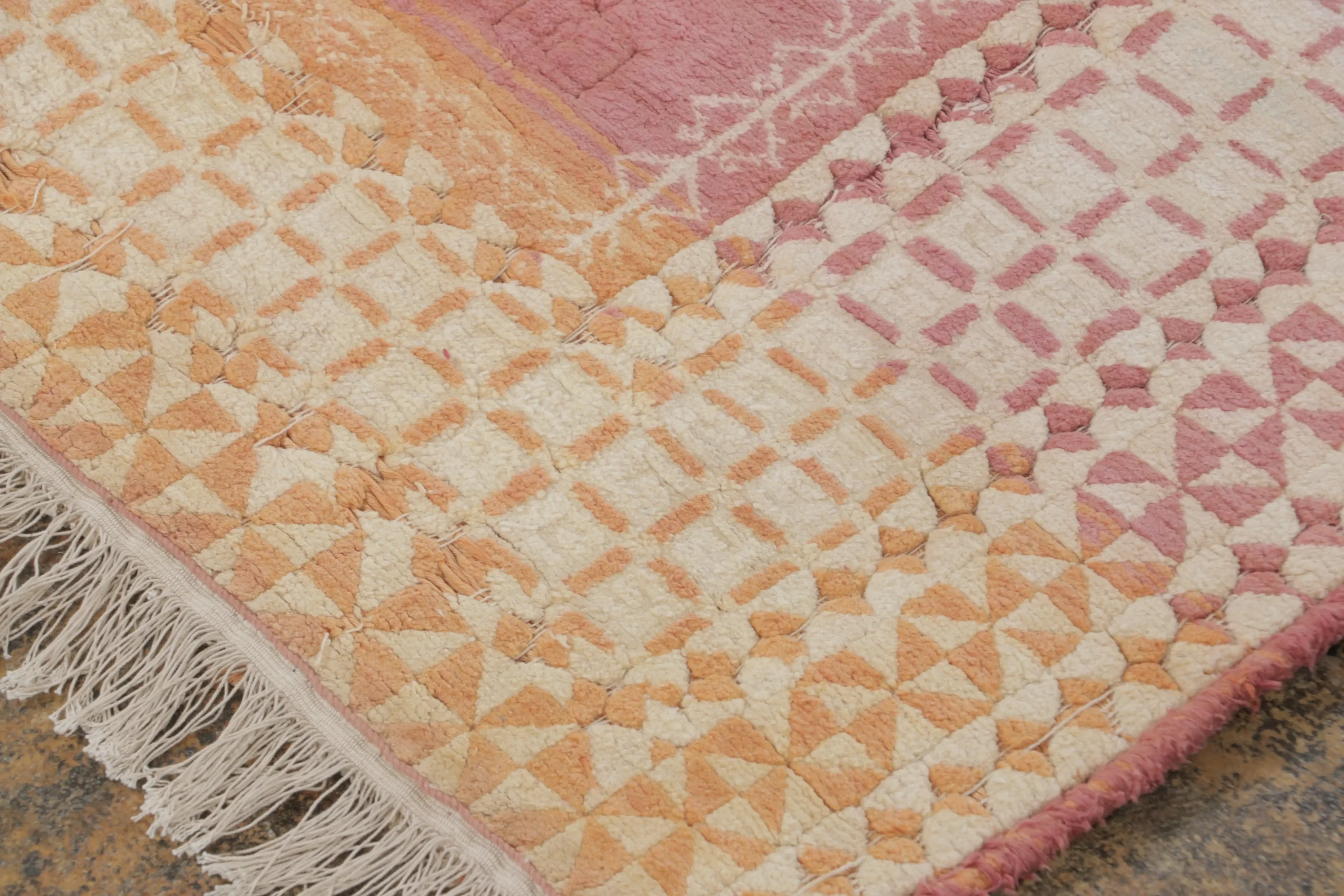 Antique Agra Geometric Rug