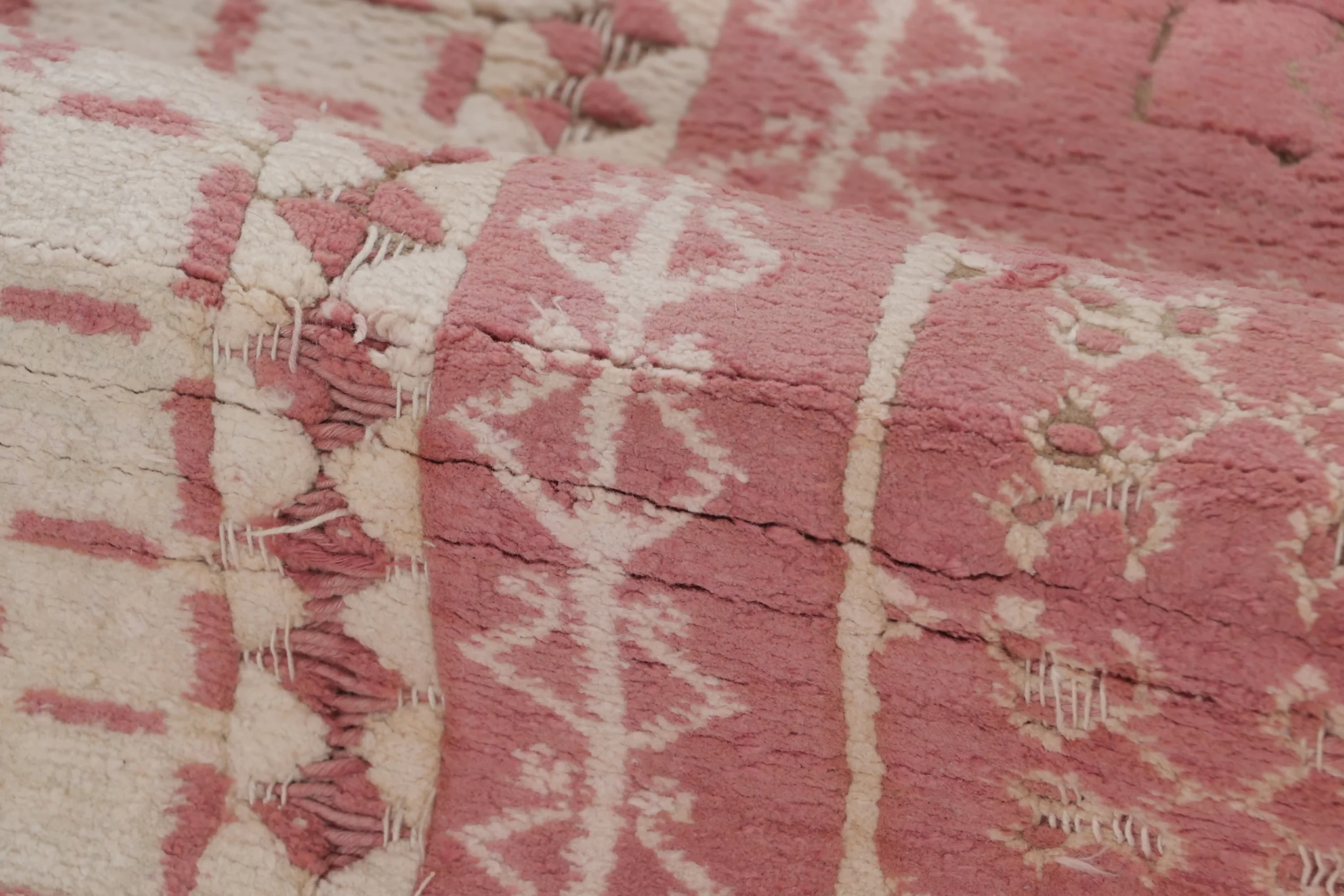 Antique Agra Geometric Rug