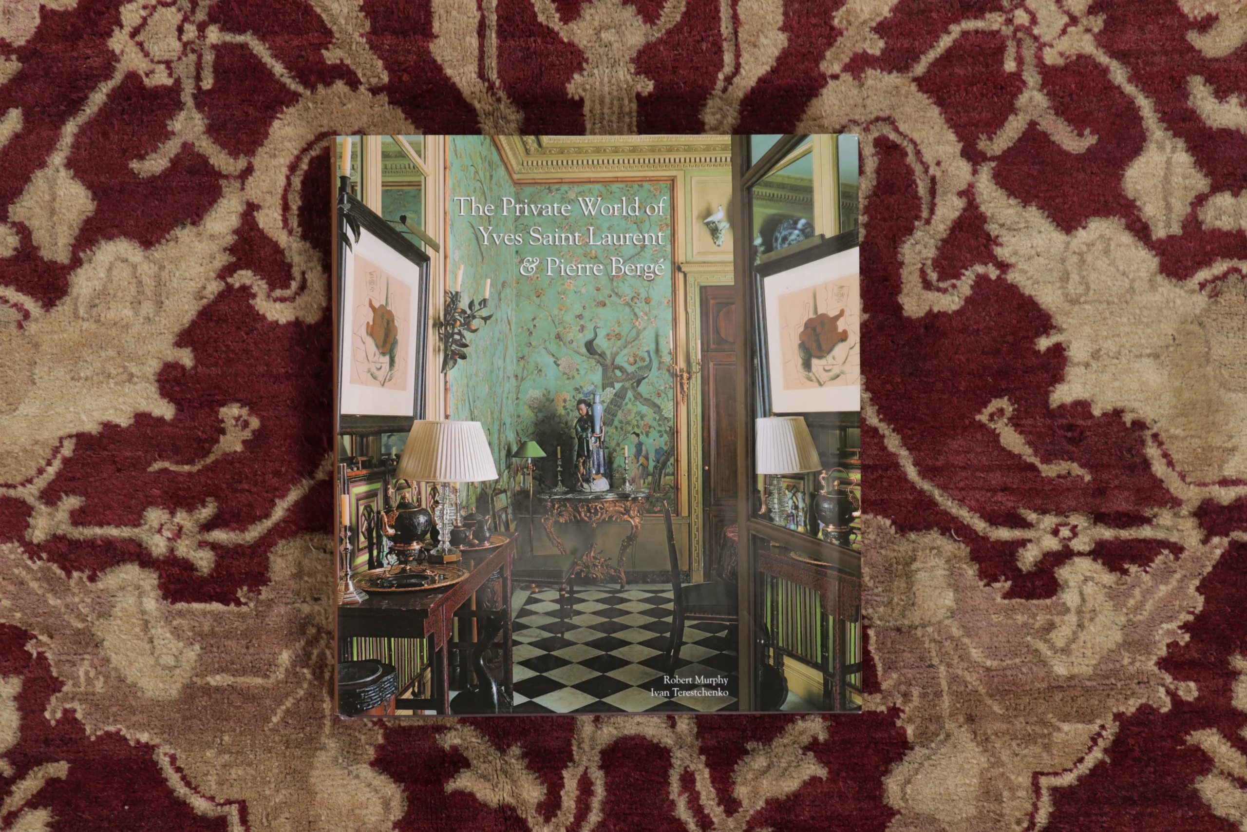 Oversized Antique Agra Floral Rug