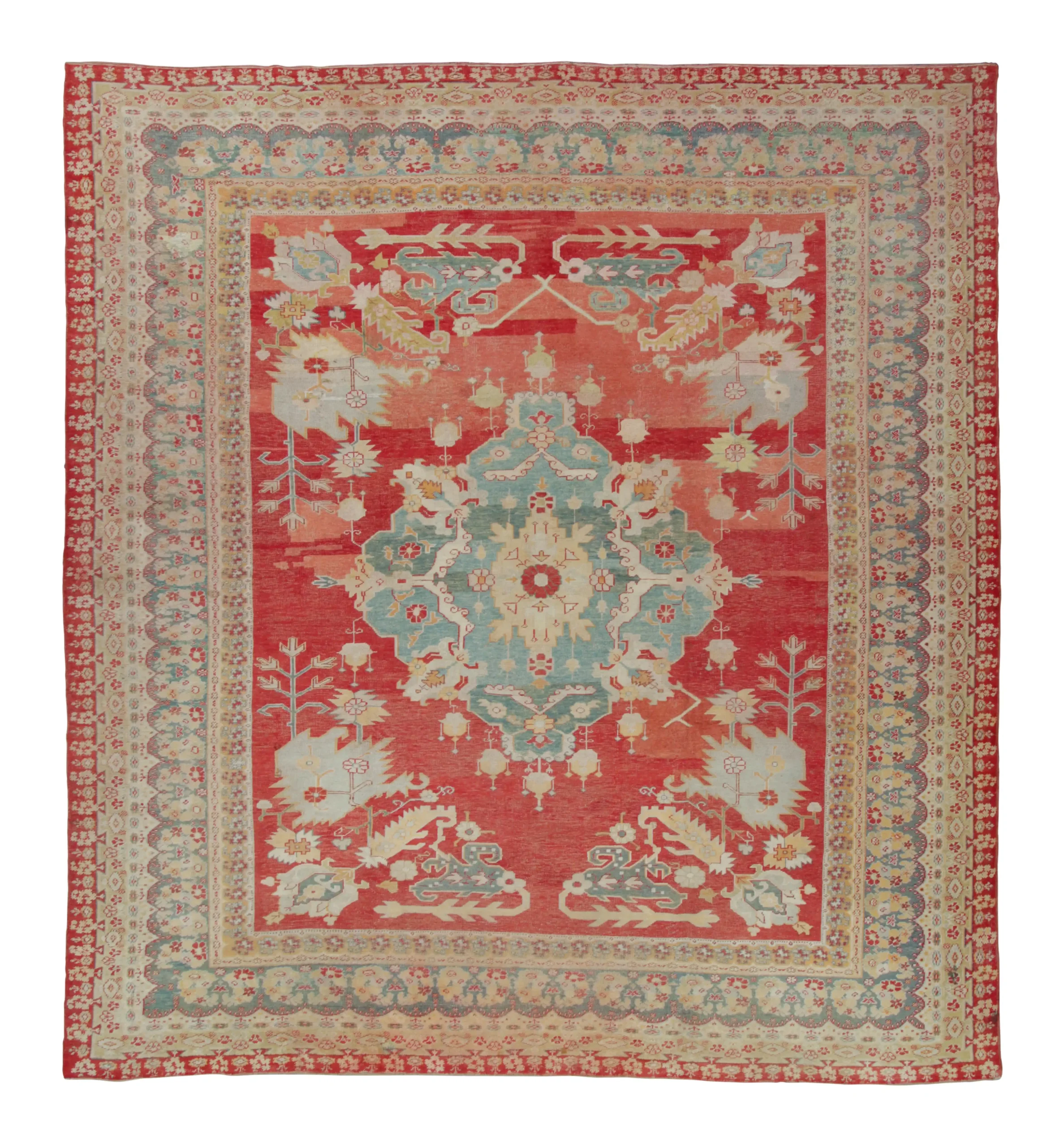 Oversized Antique Oushak Rug