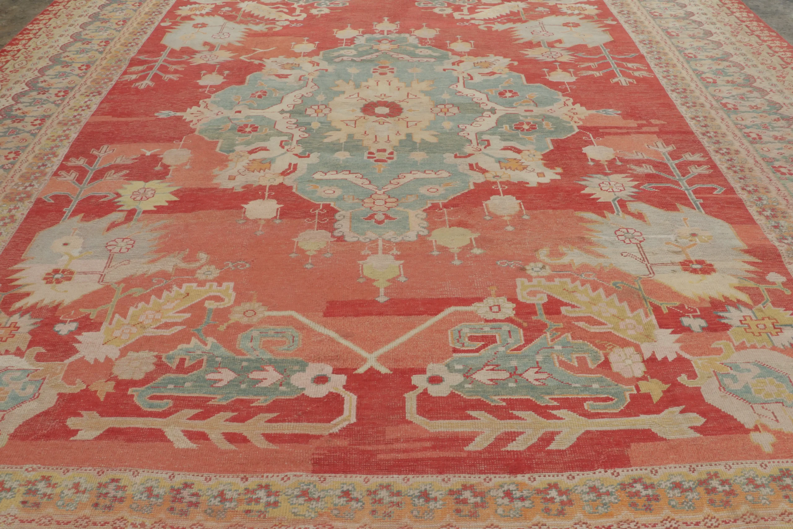 Oversized Antique Oushak Rug