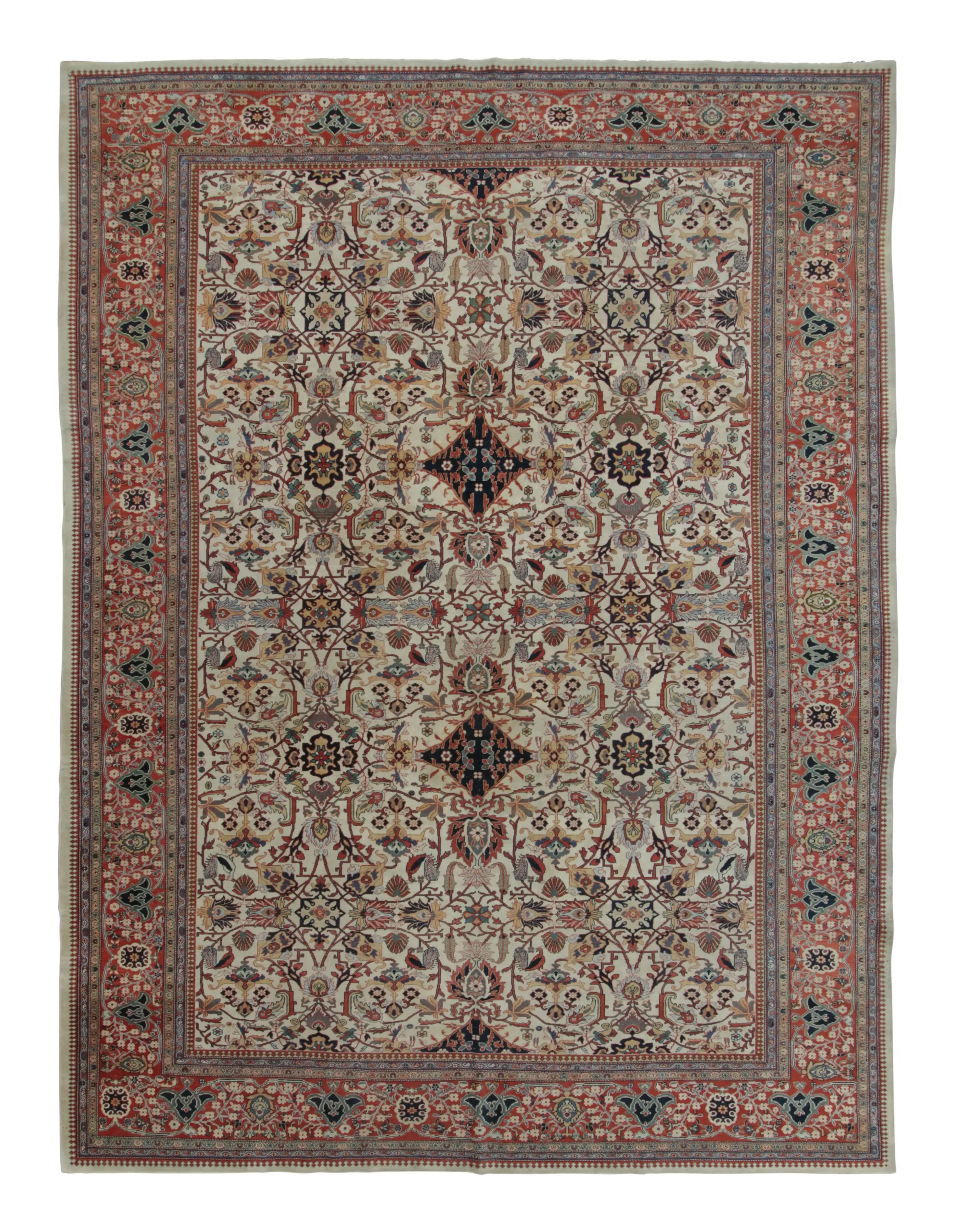 Antique Farahan Persian Rug