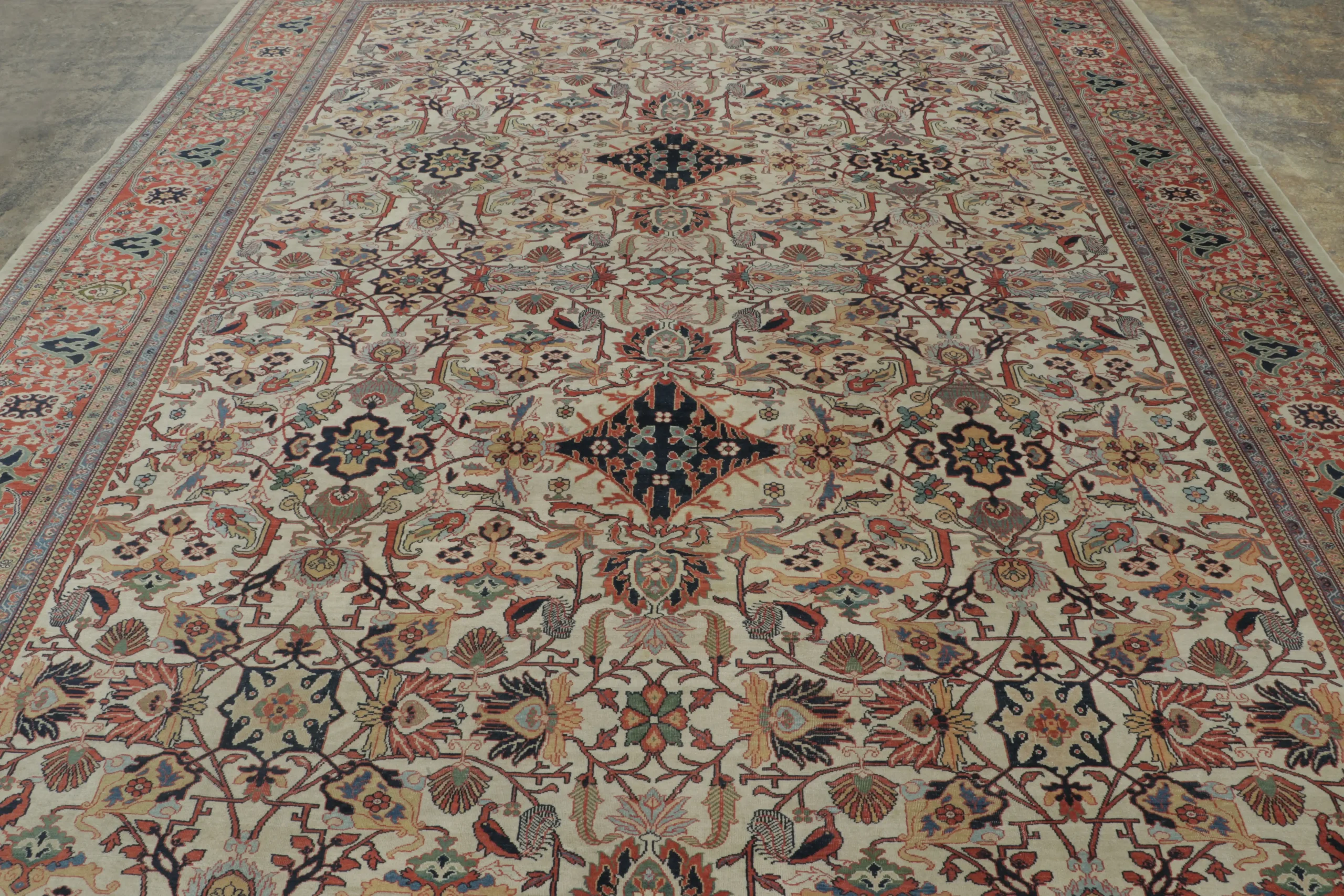 Antique Farahan Persian Rug