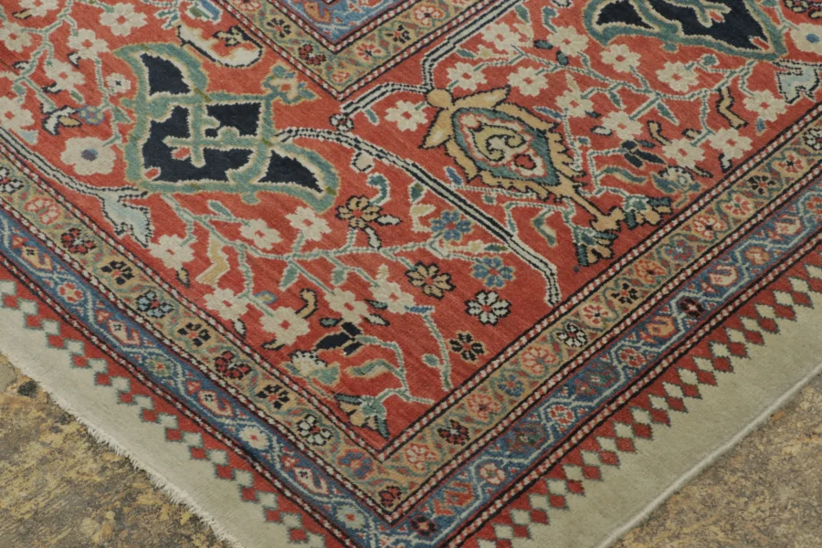 Antique Farahan Persian Rug