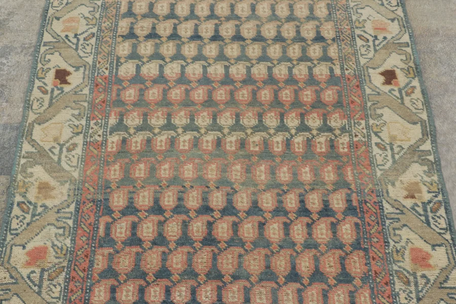 Antique Tabriz Runner Rug