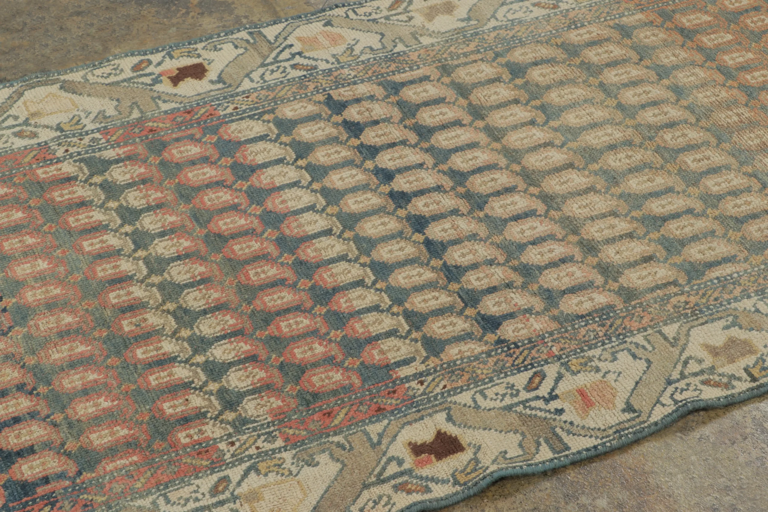 Antique Tabriz Runner Rug