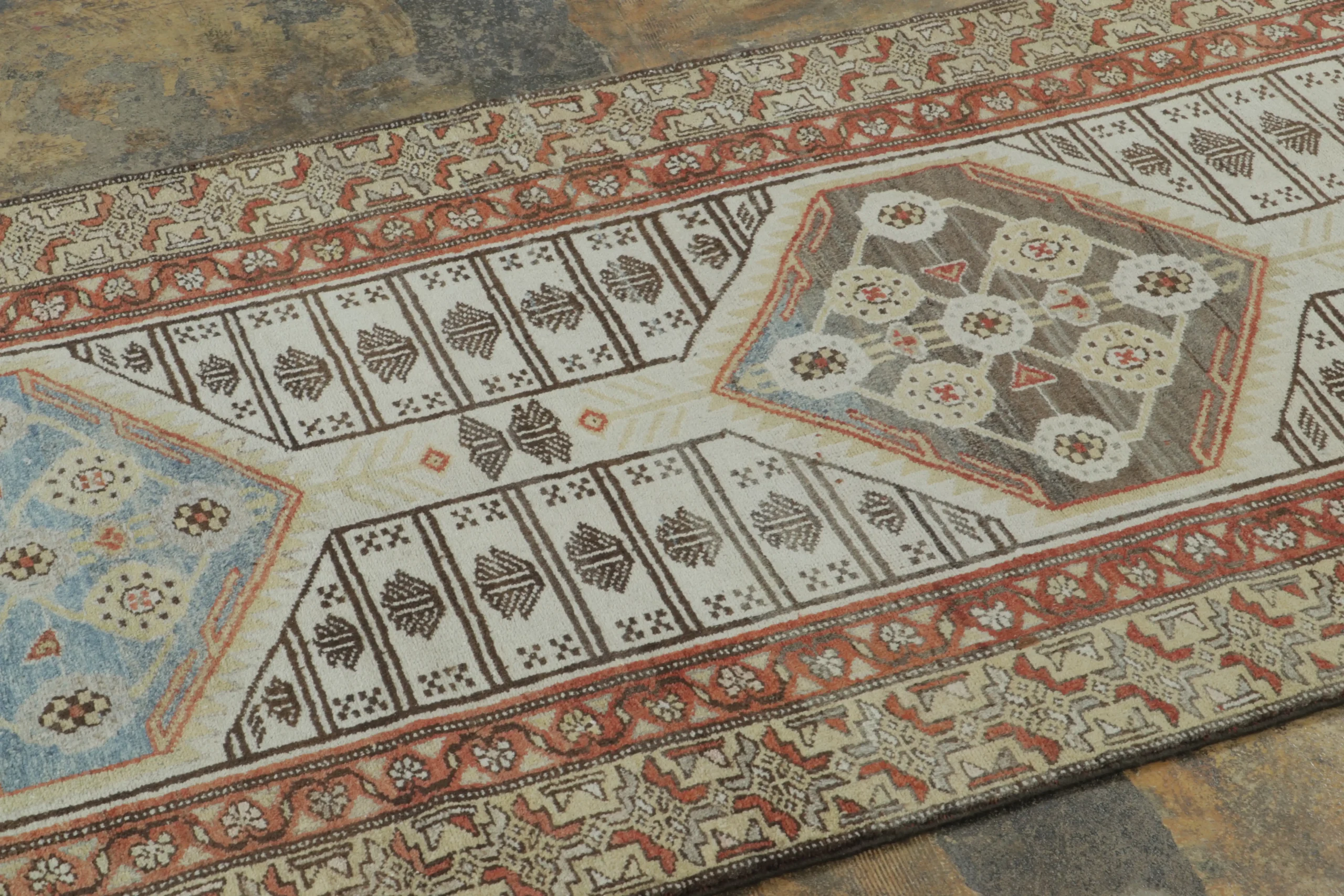 Antique Persian Sarab Runner Rug