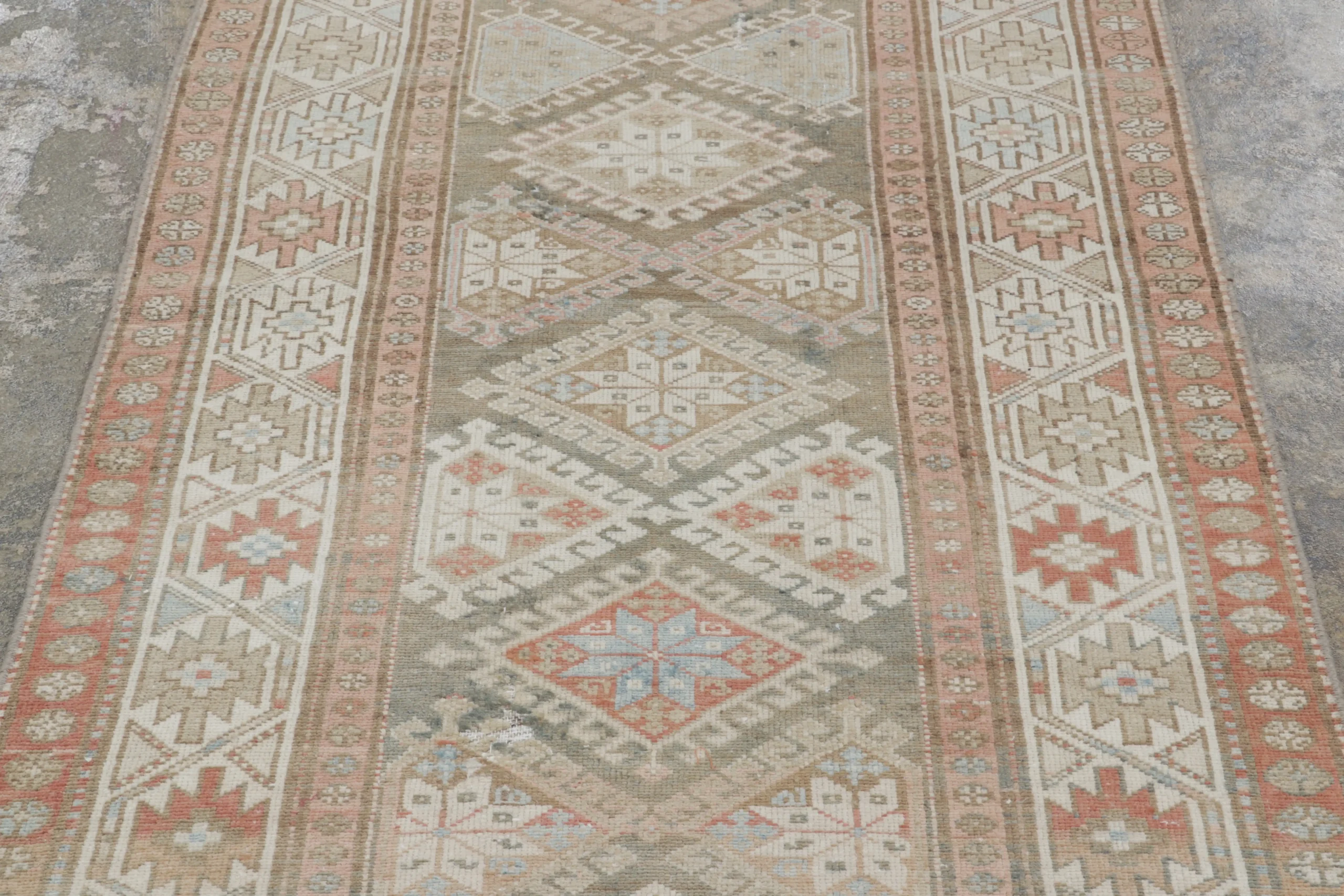 Vintage Persian Malayer Extra-Long Runner