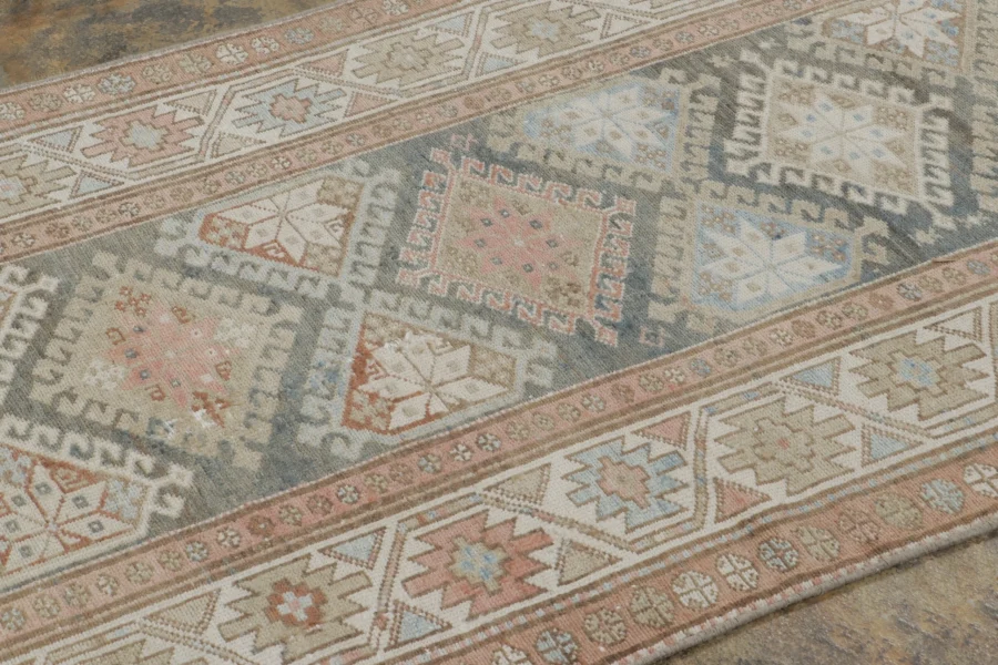Vintage Persian Malayer Extra-Long Runner