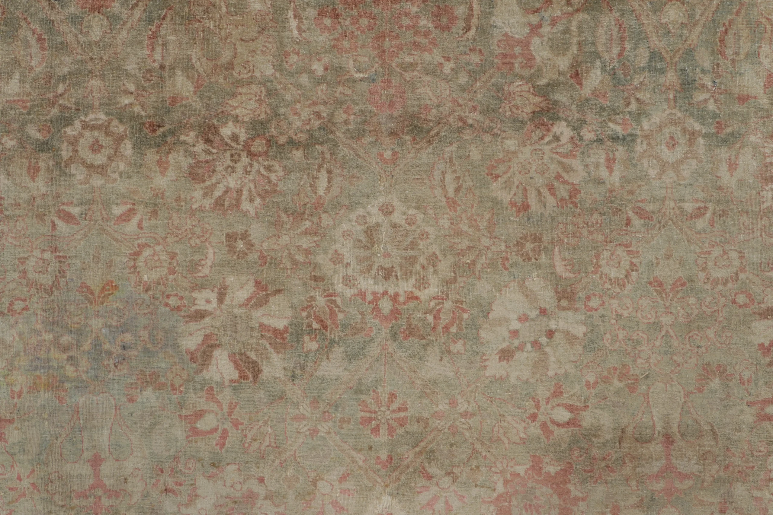 Vintage Persian Tabriz Rug