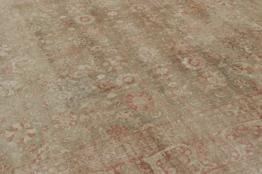 Vintage Persian Tabriz Rug