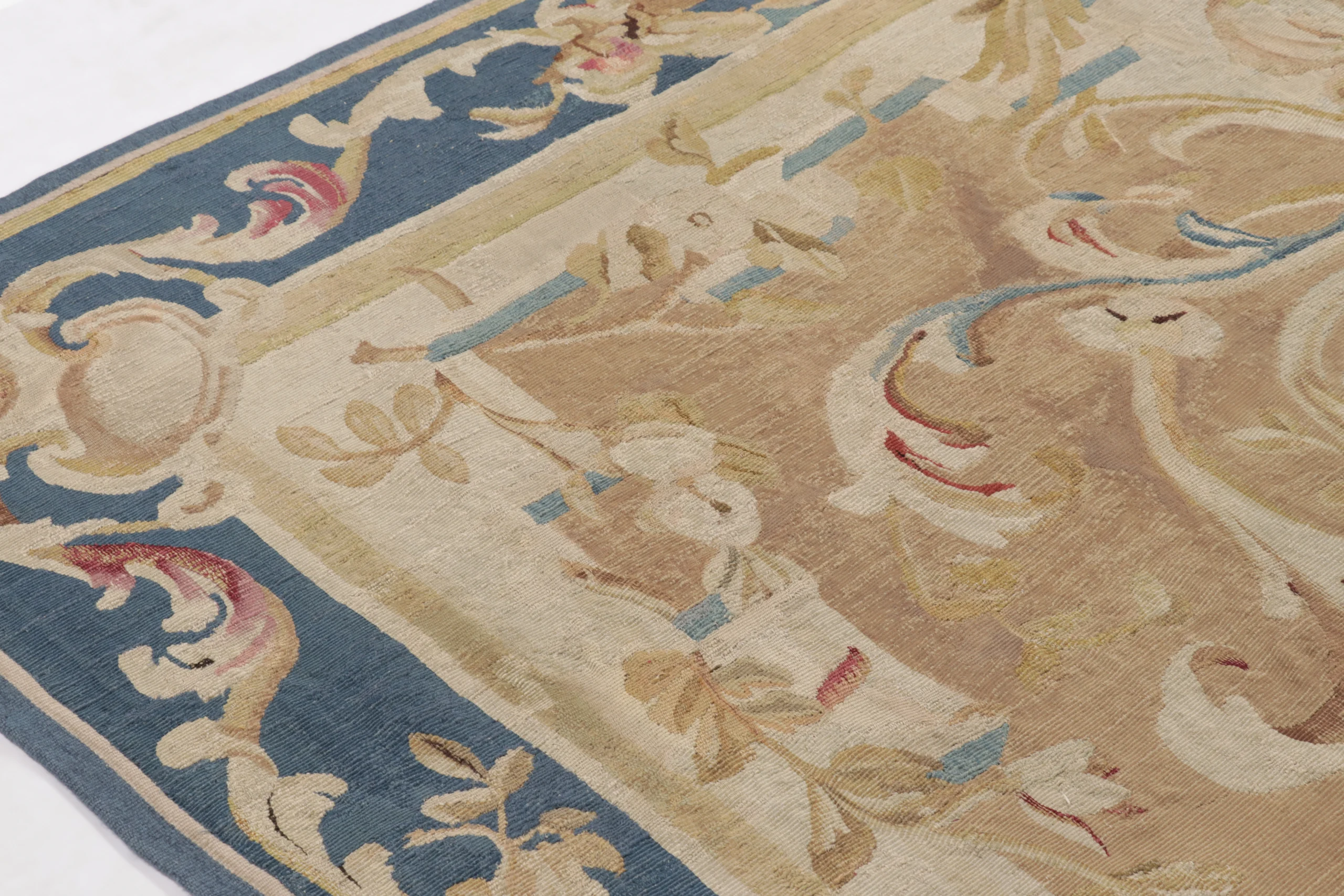 Antique French Aubusson Rug