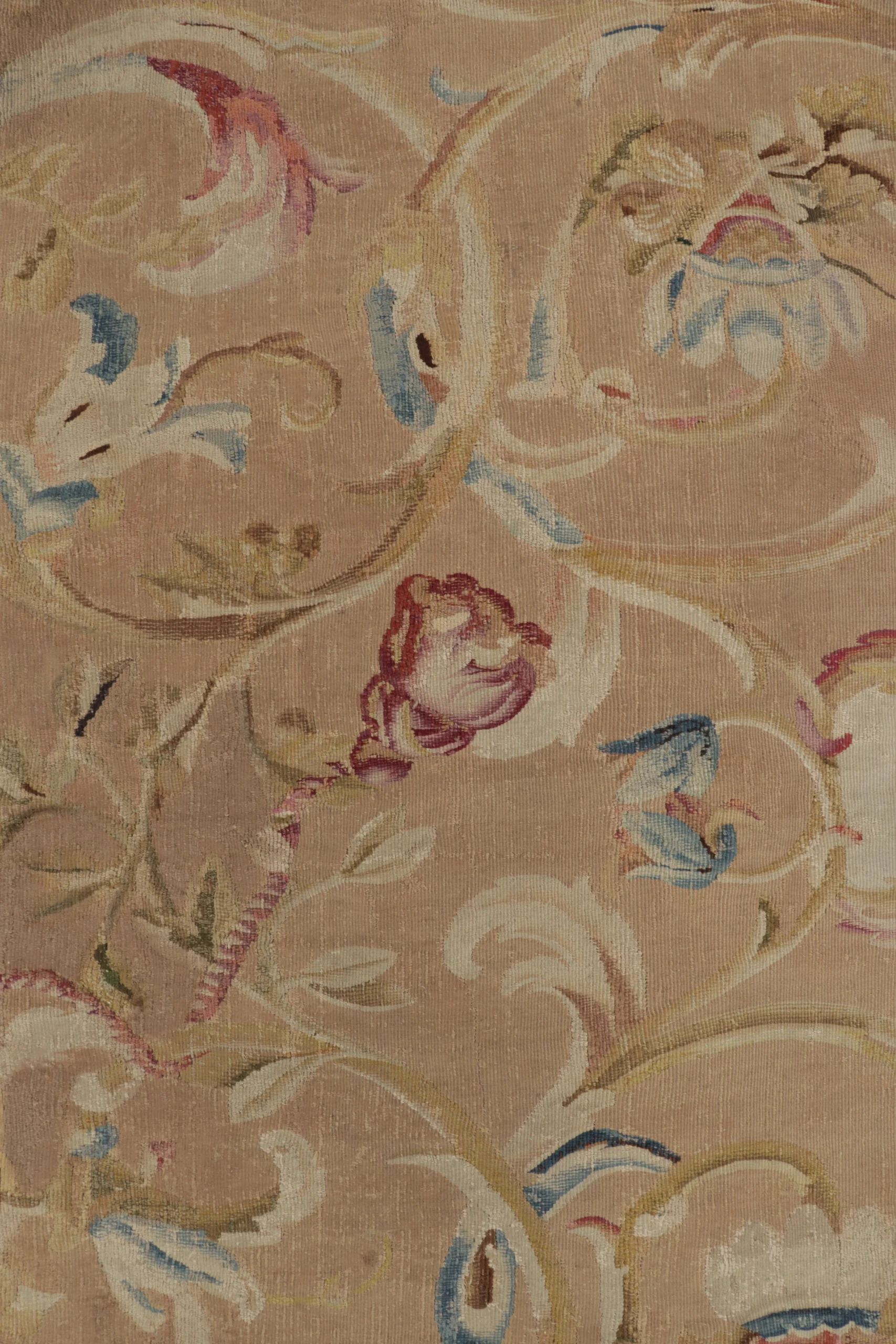 Antique French Aubusson Rug