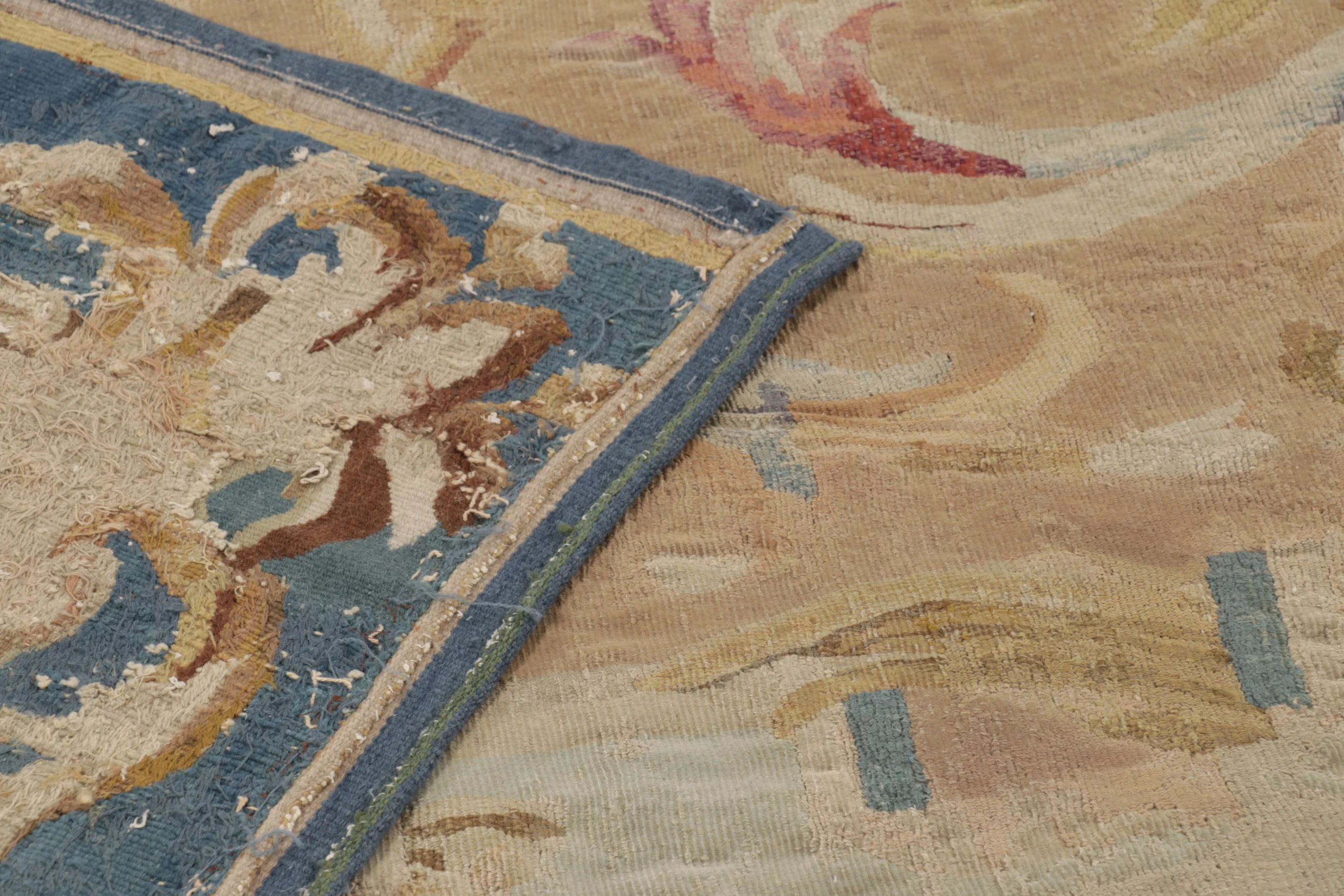 Antique French Aubusson Rug