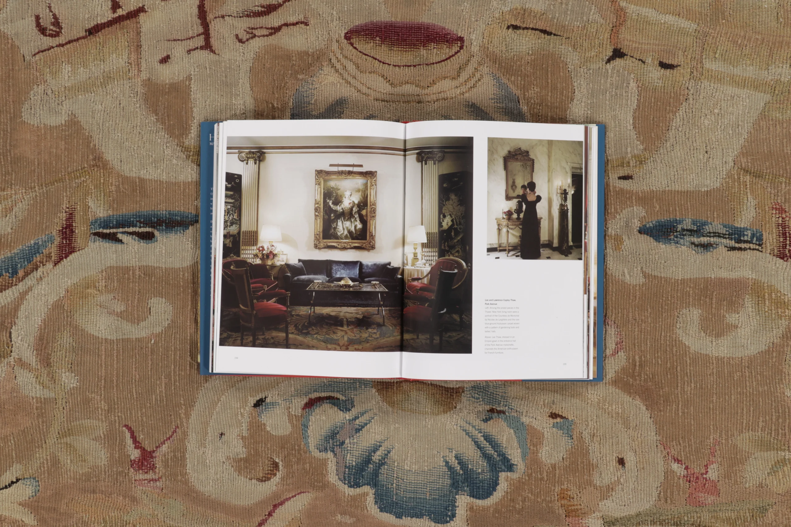 Antique French Aubusson Rug