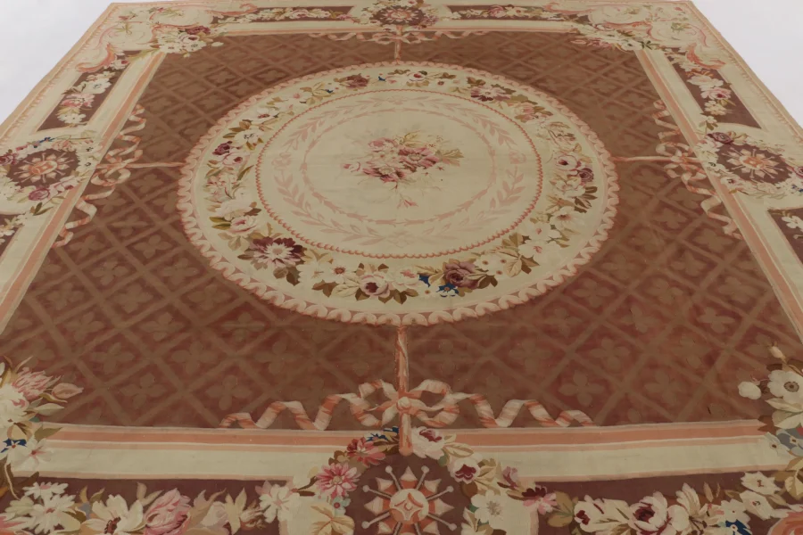 Antique French Aubusson Rug