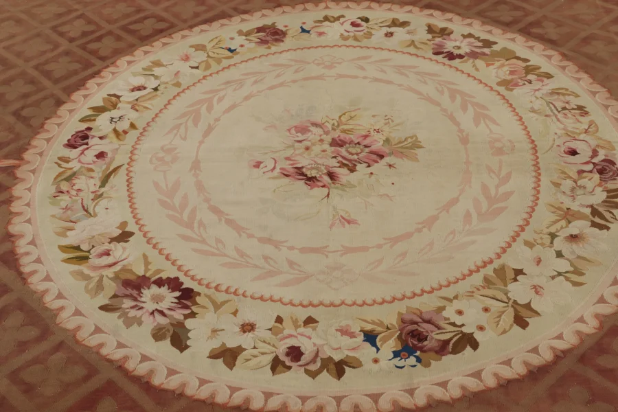 Antique French Aubusson Rug