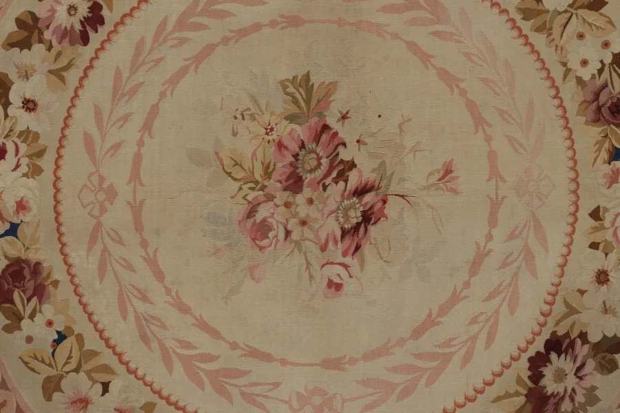 Antique French Aubusson Rug