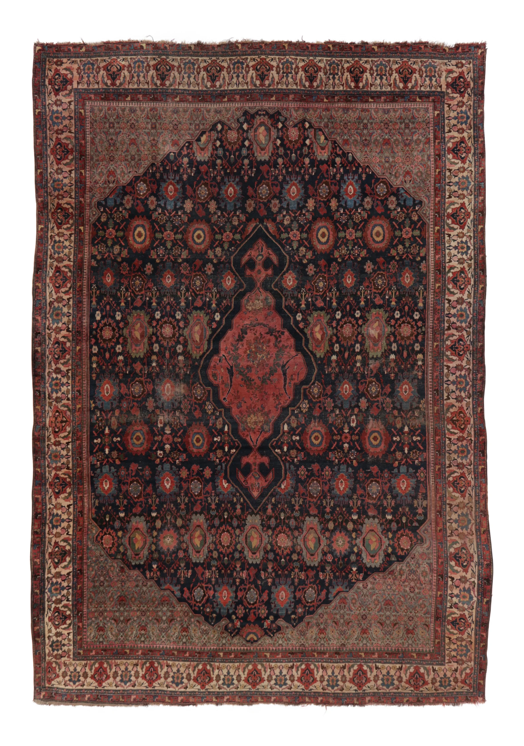 Oversized Antique Persian Bidjar Rug