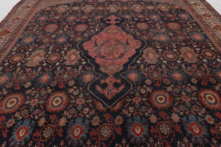 Oversized Antique Persian Bidjar Rug