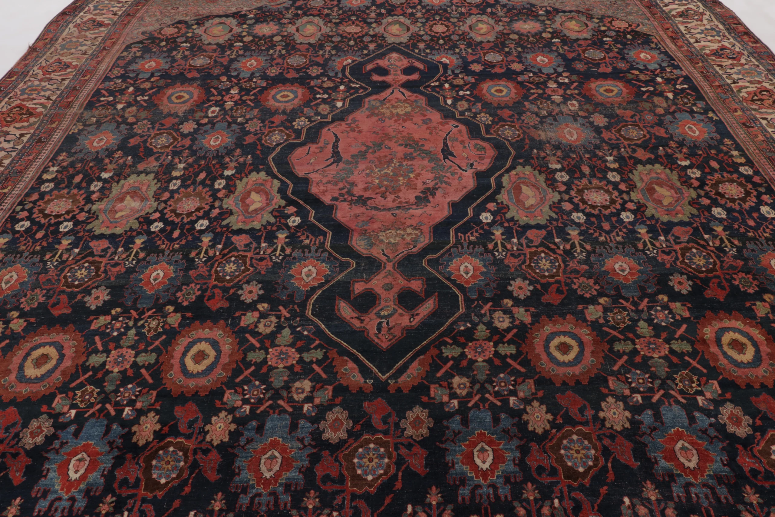 Oversized Antique Persian Bidjar Rug