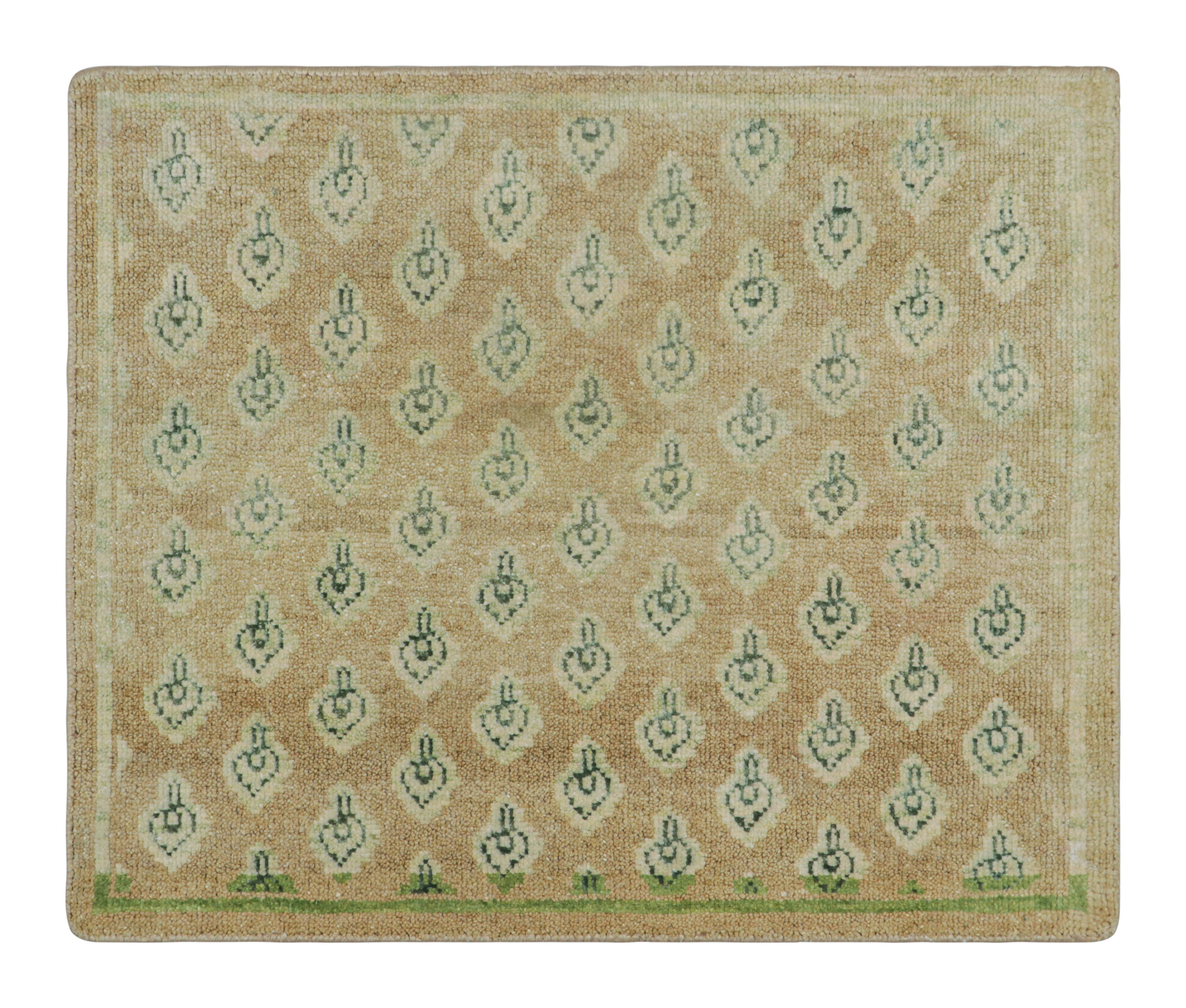 Rug & Kilim's Block Print Custom Rug Sample