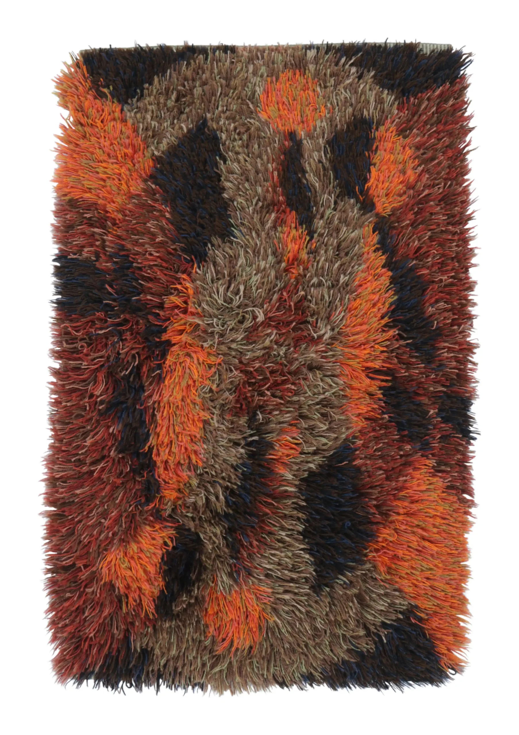 Vintage Swedish Rya Rug
