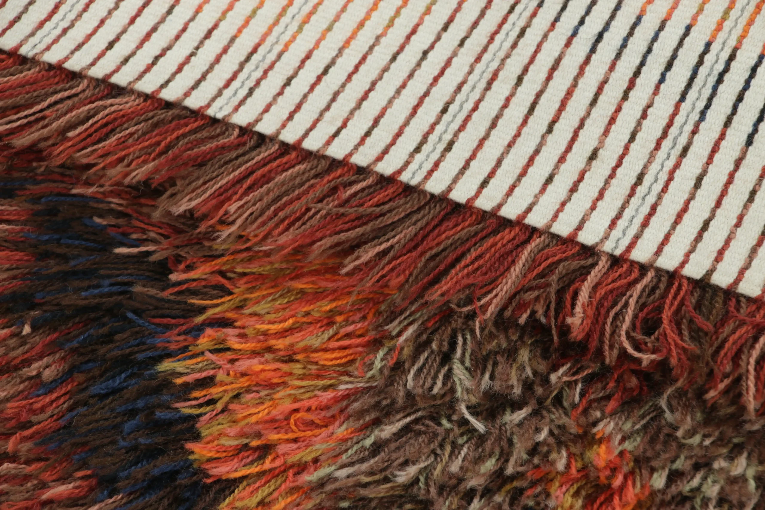 Vintage Swedish Rya Rug