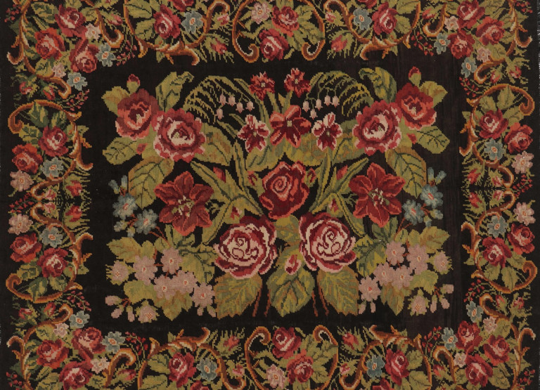 The Ukrainian Rugs and Kilims: The Floral Carpets Designers Are Rediscovering