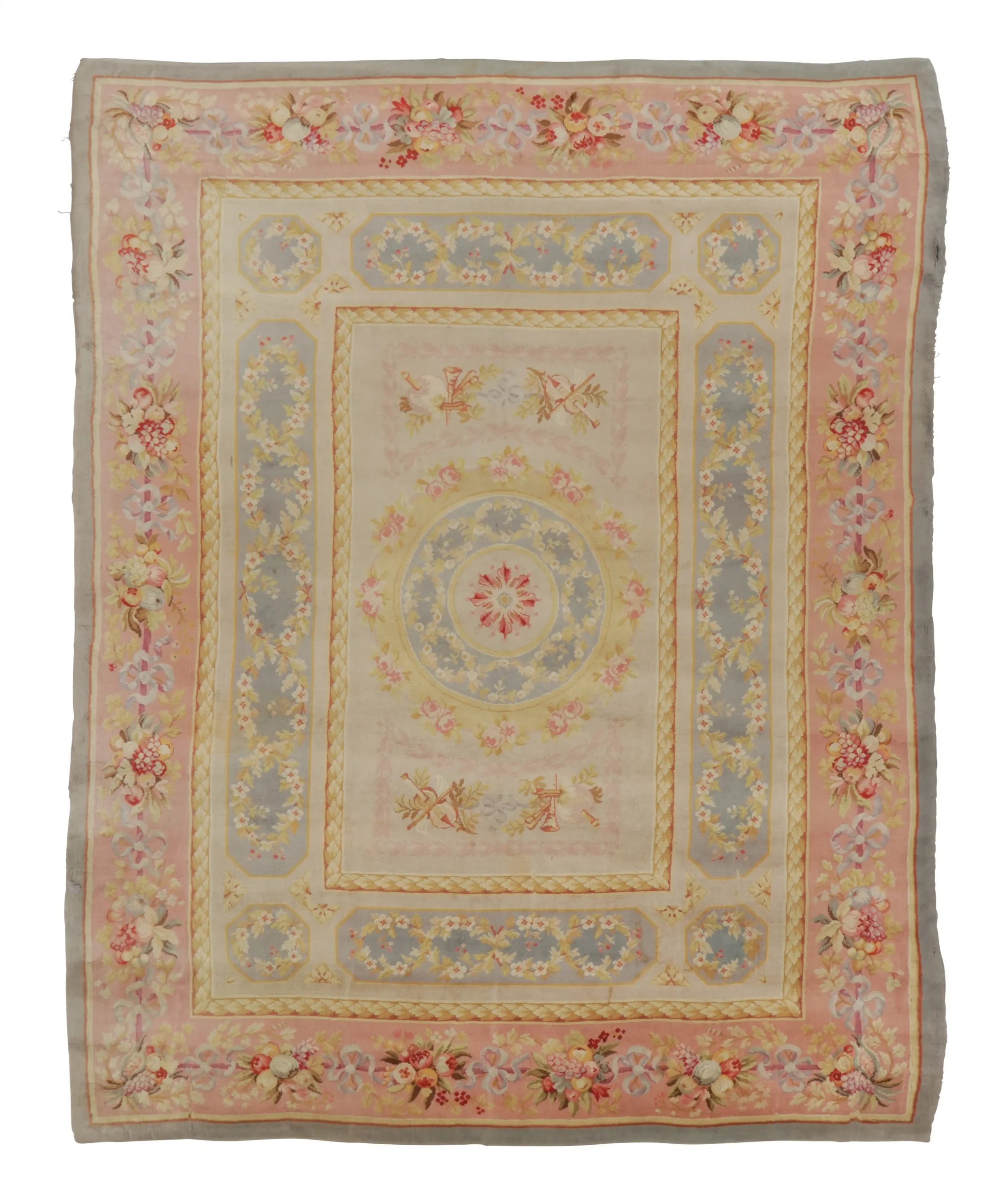 Oversized Antique French Savonnerie Rug